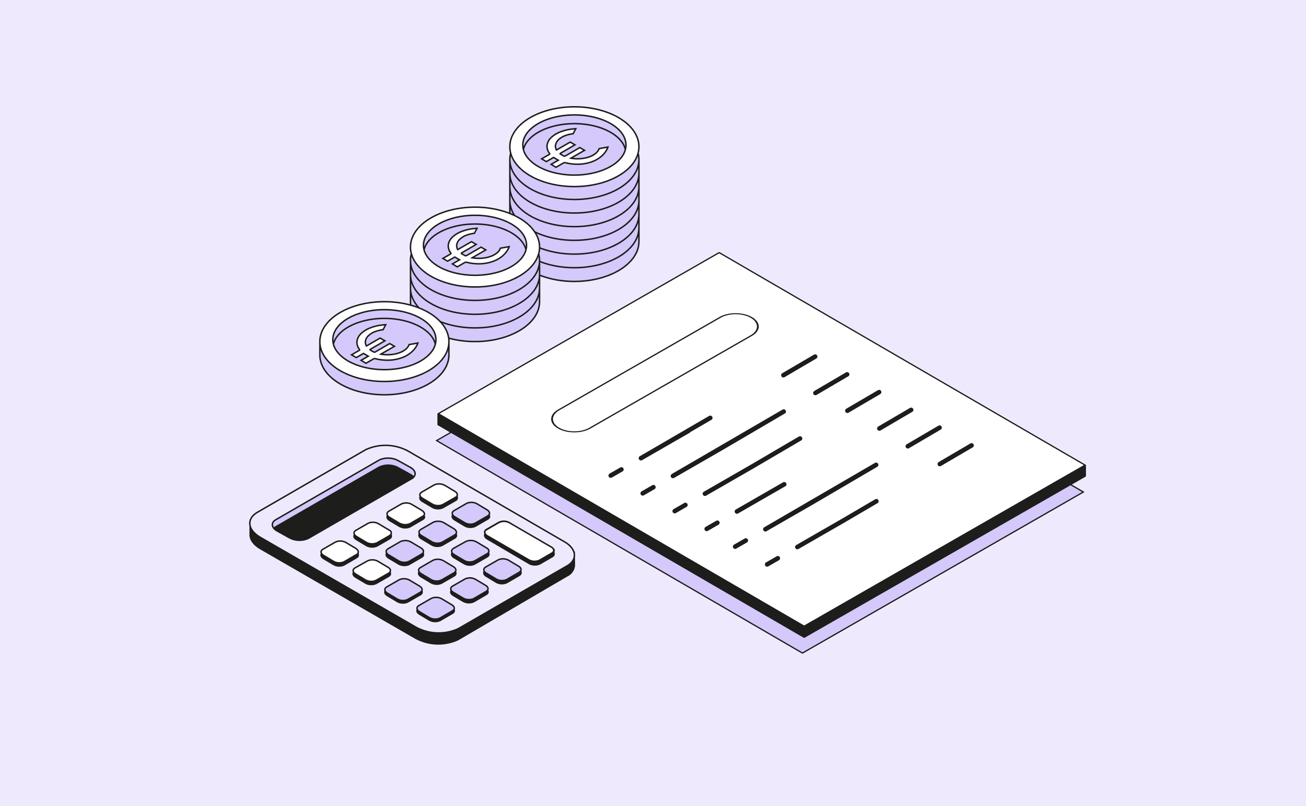 Couverture de publication Plan d'affaires de comptabilité violet