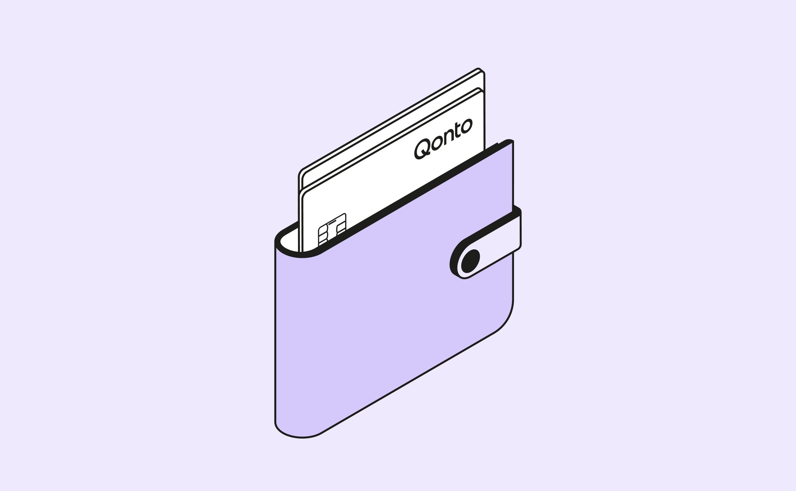 Portefeuille pour cartes violet