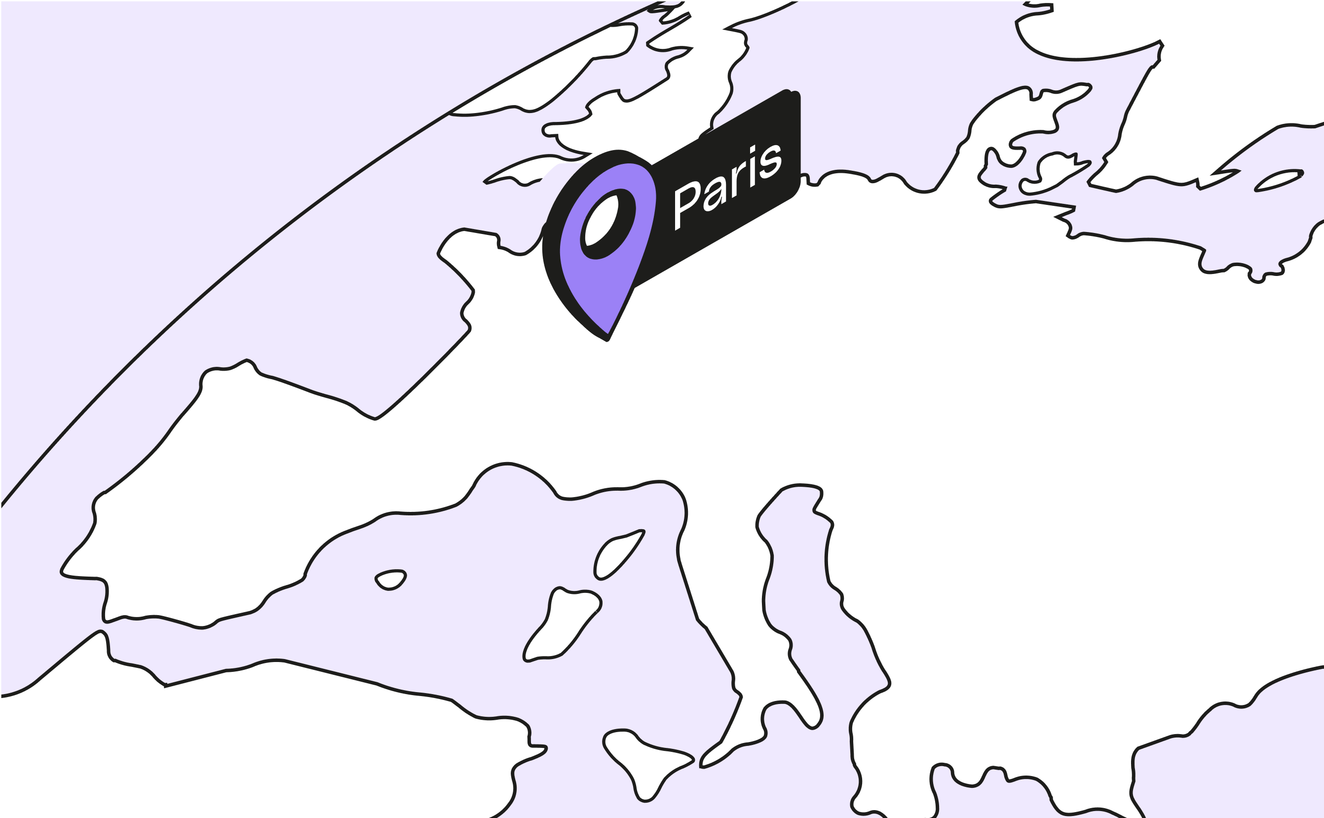 Cache-Poste Violet Localisation Paris