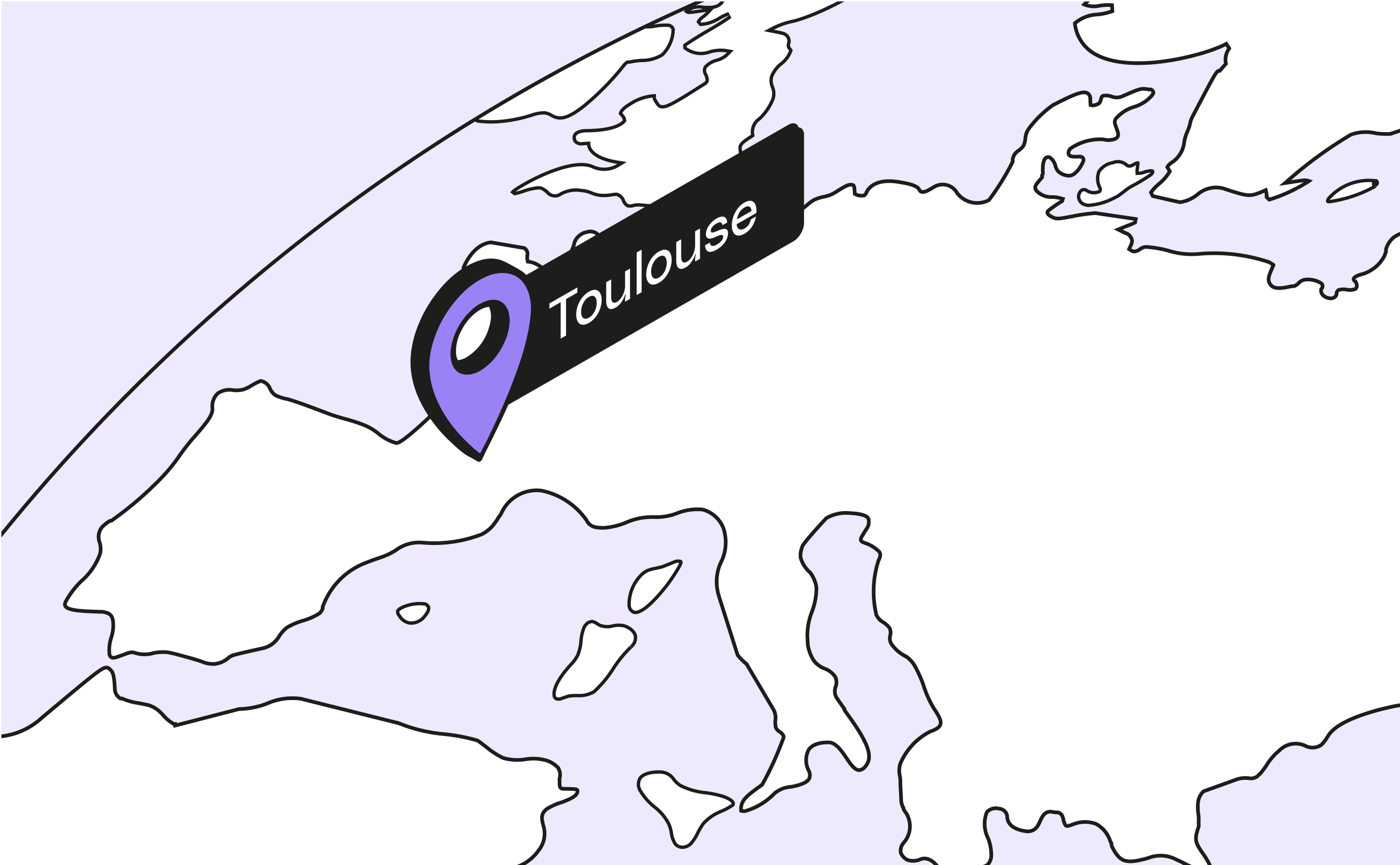 Cache Poteau Violet Localisation Toulouse