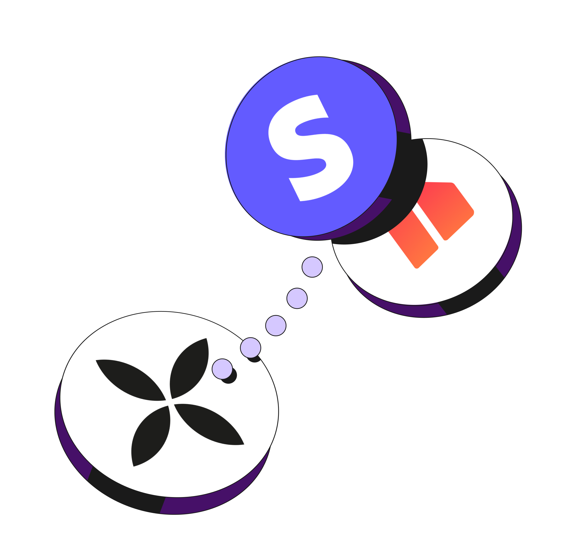 WEB Flow Plum Hero Tema destacado Integraciones de Bento Stripe Holded