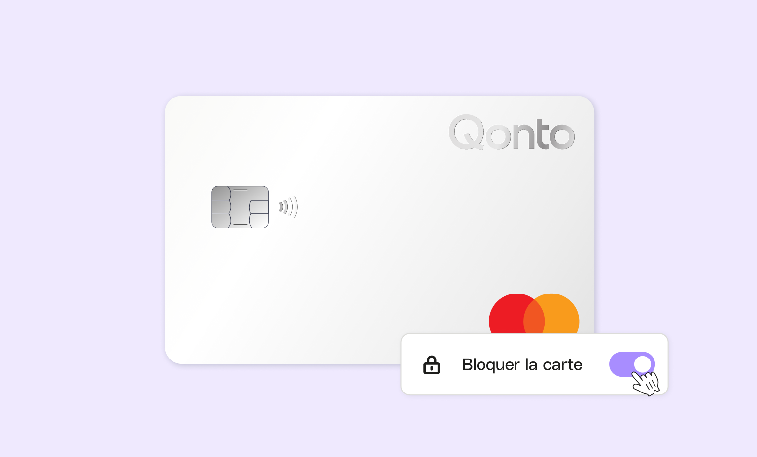 Les cartes d'interface utilisateur violettes bloquent une carte