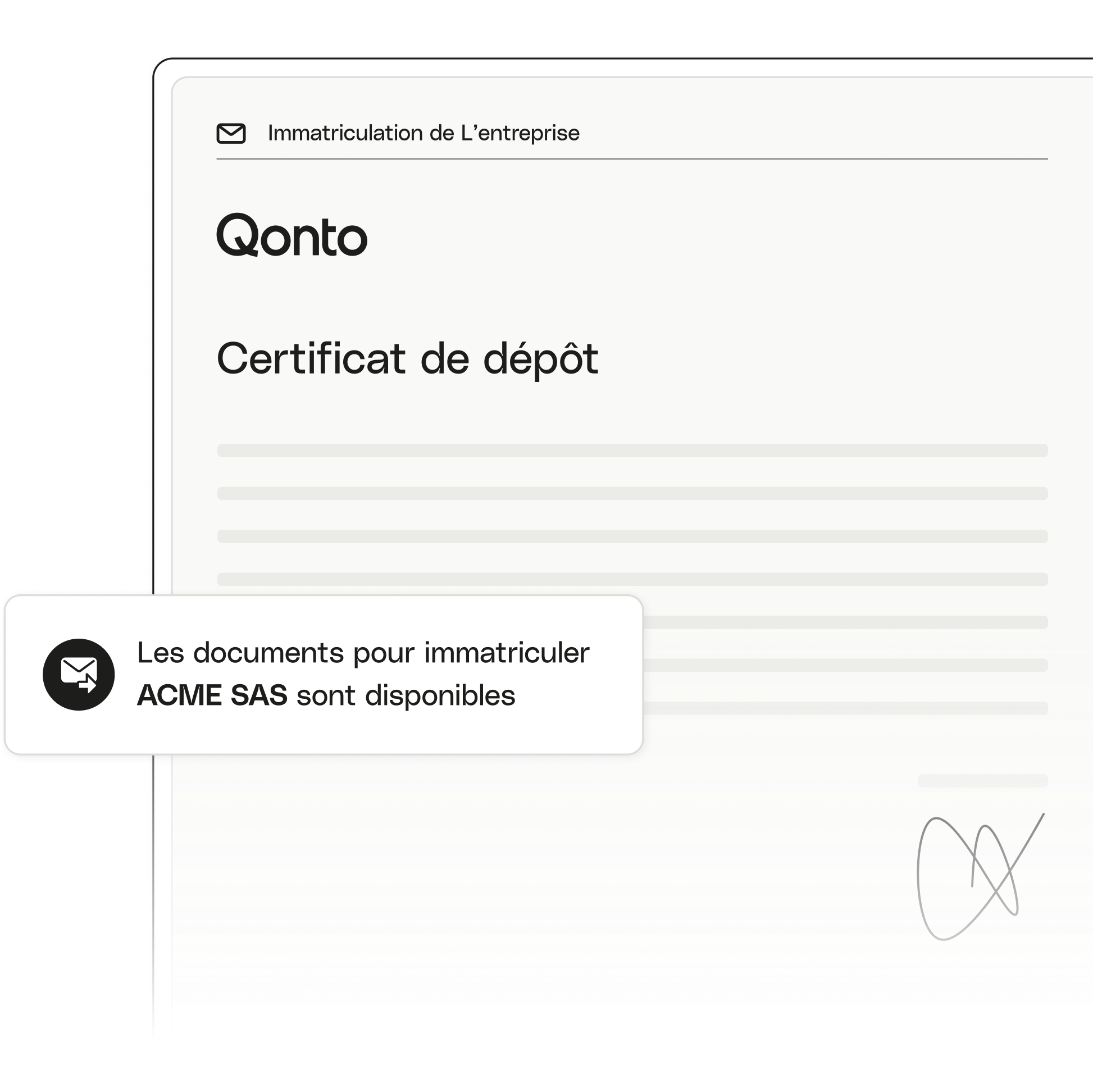 Sujet de l'interface utilisateur mettant en évidence le certificat de dépôt avancé IBAN XCard