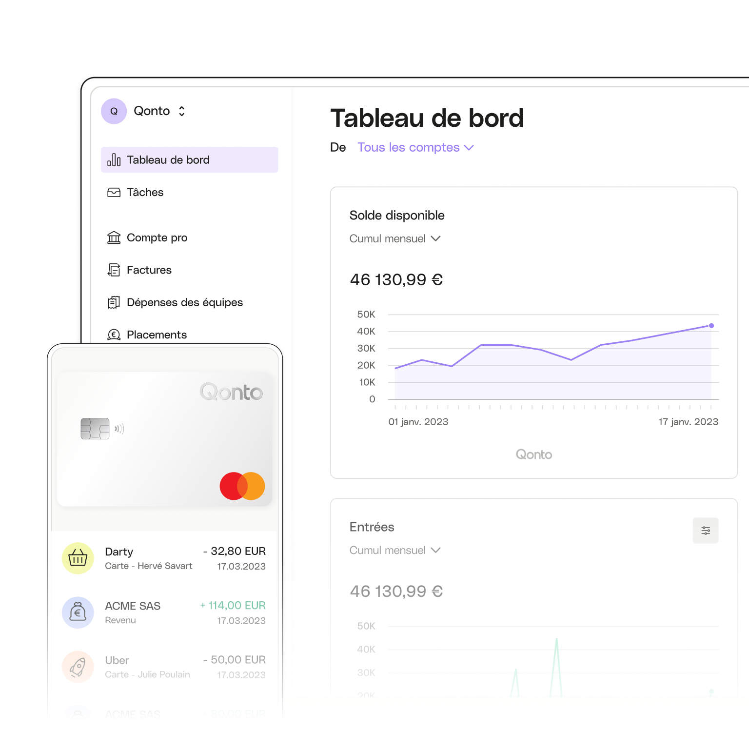 White Ui Topic Advanced Team Expenses Management PlusCard