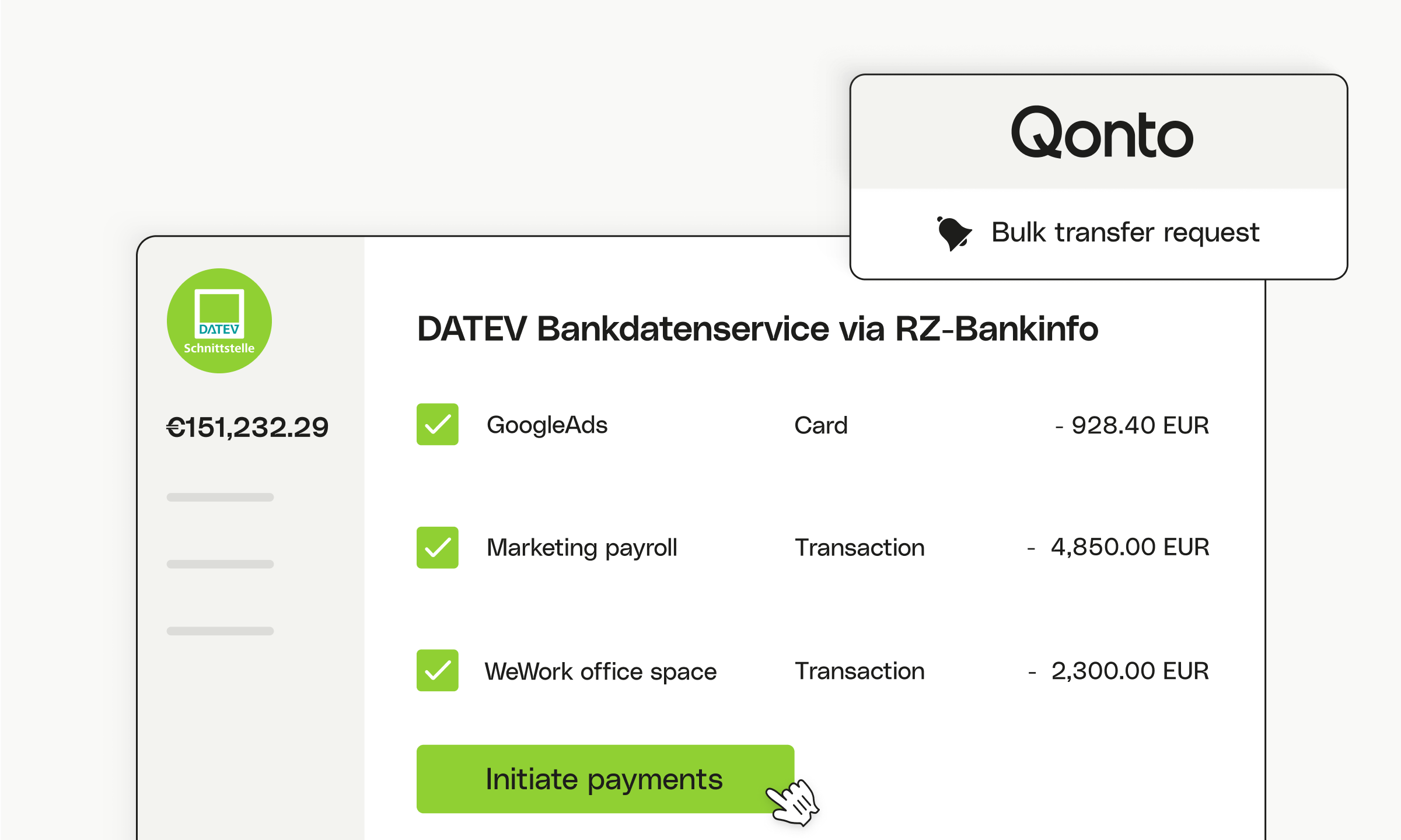 DATEV Bankdatenservice via RZ Bankinfo   2