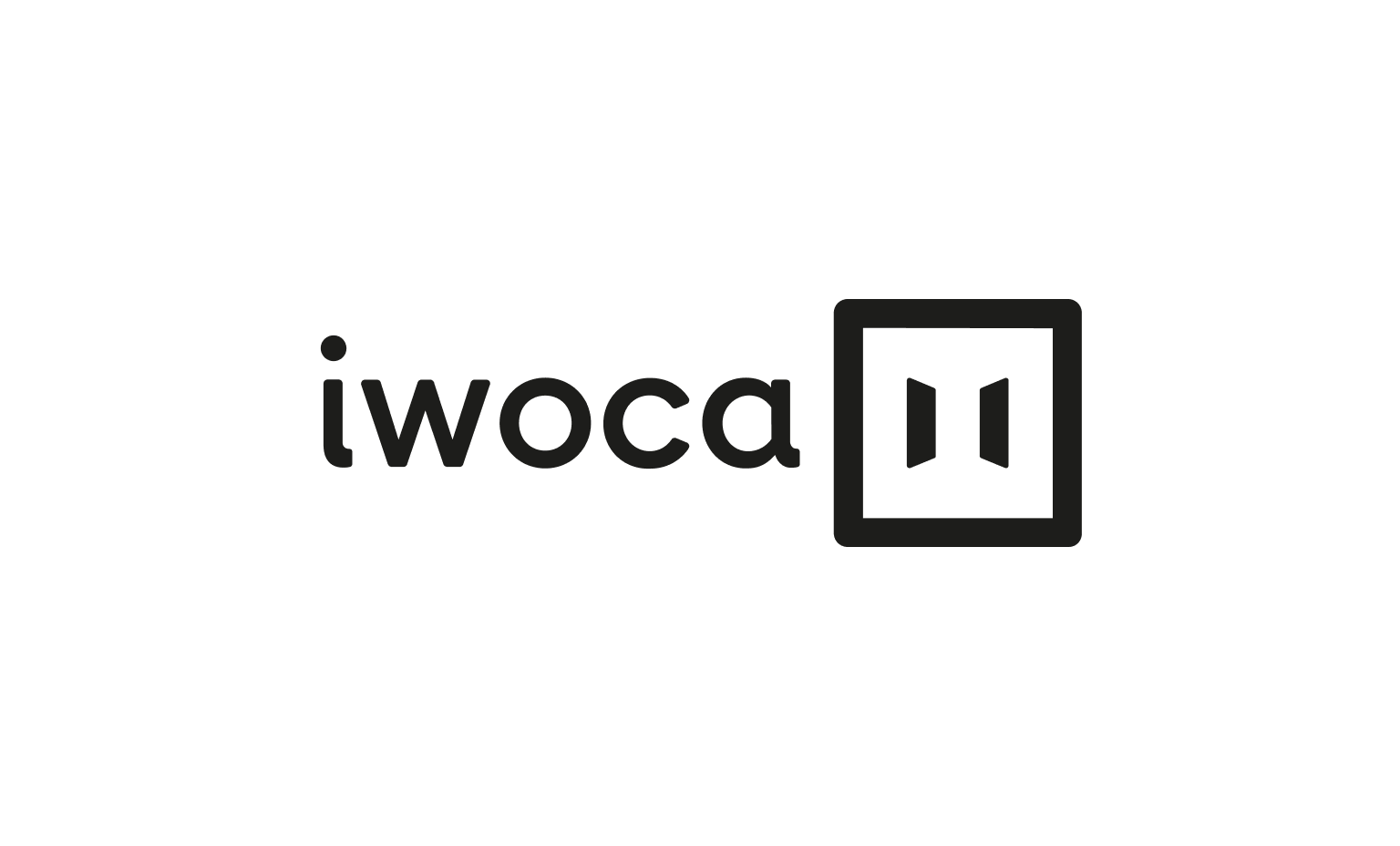 Schwarze Logokarten Iwoca