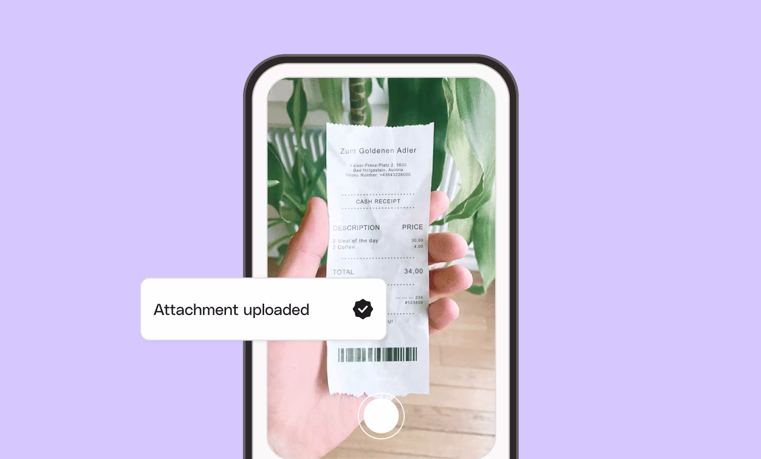 WEB UI Plum Cards Bento Headline Expense Report