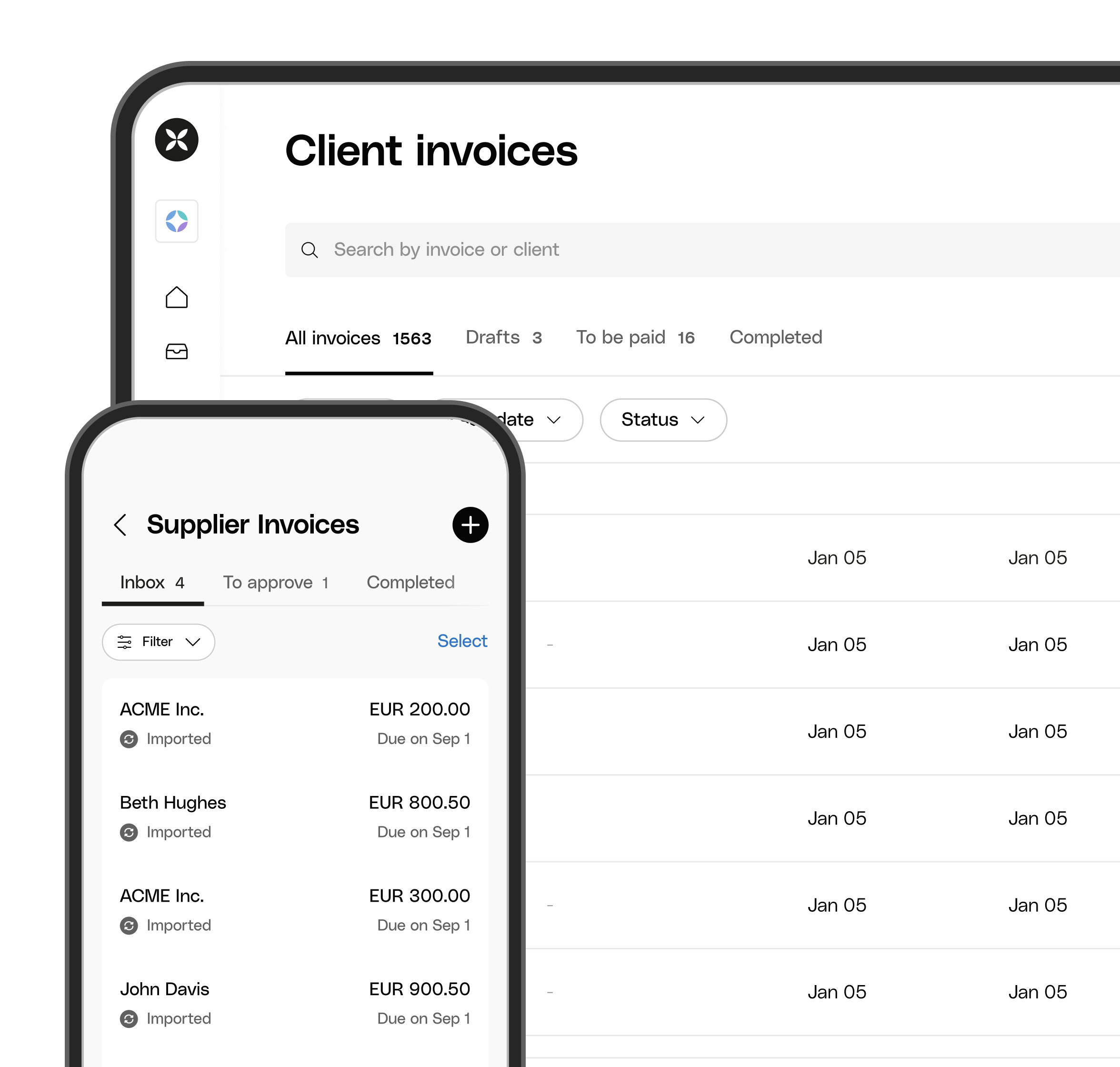 UI Hero Invoicing Hub
