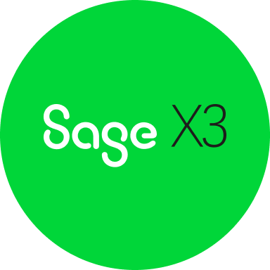 Sage X3 logo Connect Integrations