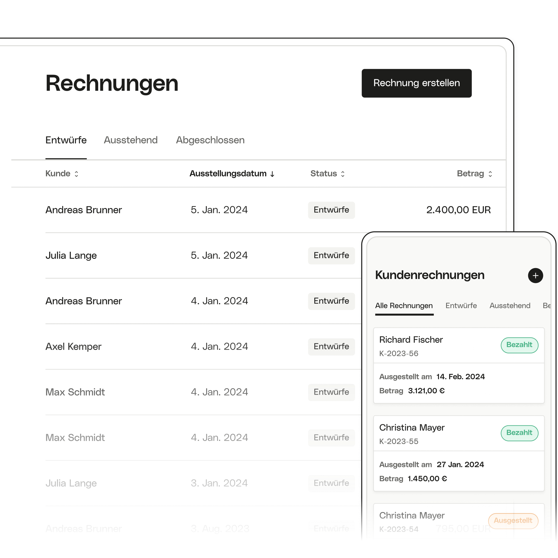 Mint Ui Topic Highlight Advanced Transaktionen verfolgen