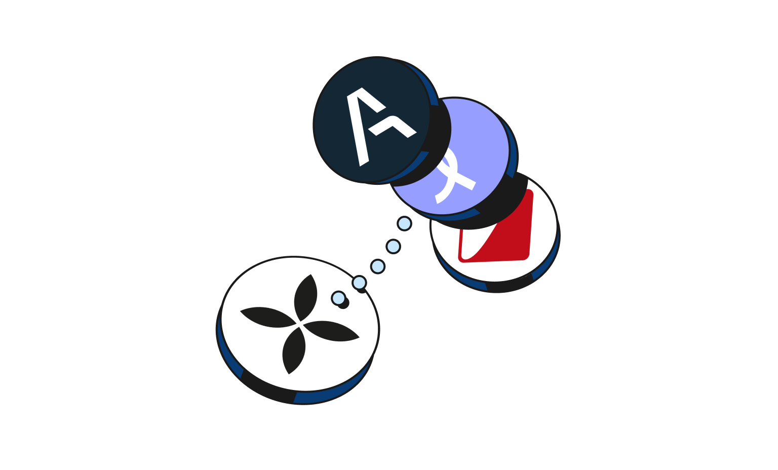 WEB Flow Blueberry Cards Bento Headline Integrazioni Agicap Sibill Sistemi