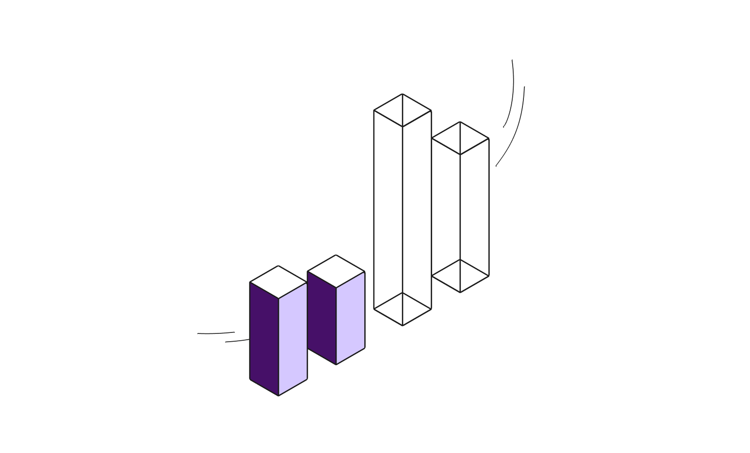 WEB Flow Plum Cards Bento Headline Cash Flow management