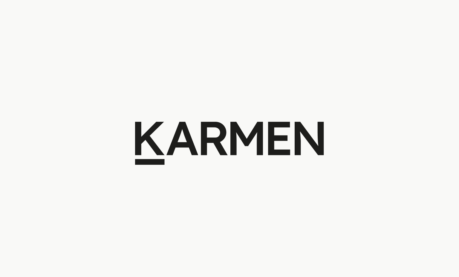 Grey Logo Cards Karmen