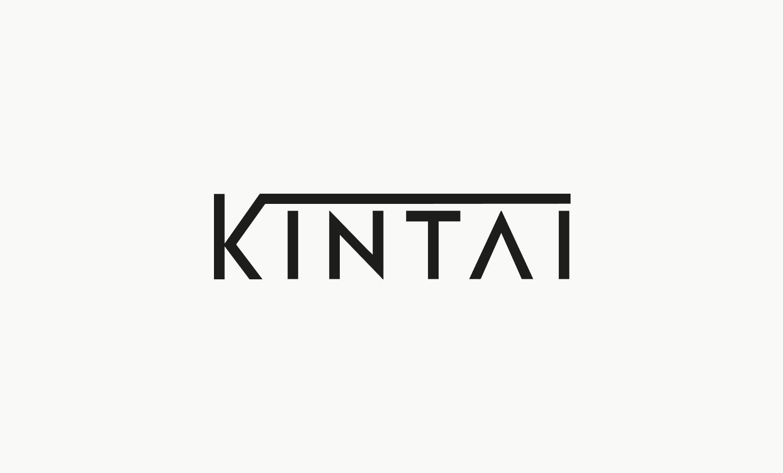 Tarjetas con logotipo gris Kintai