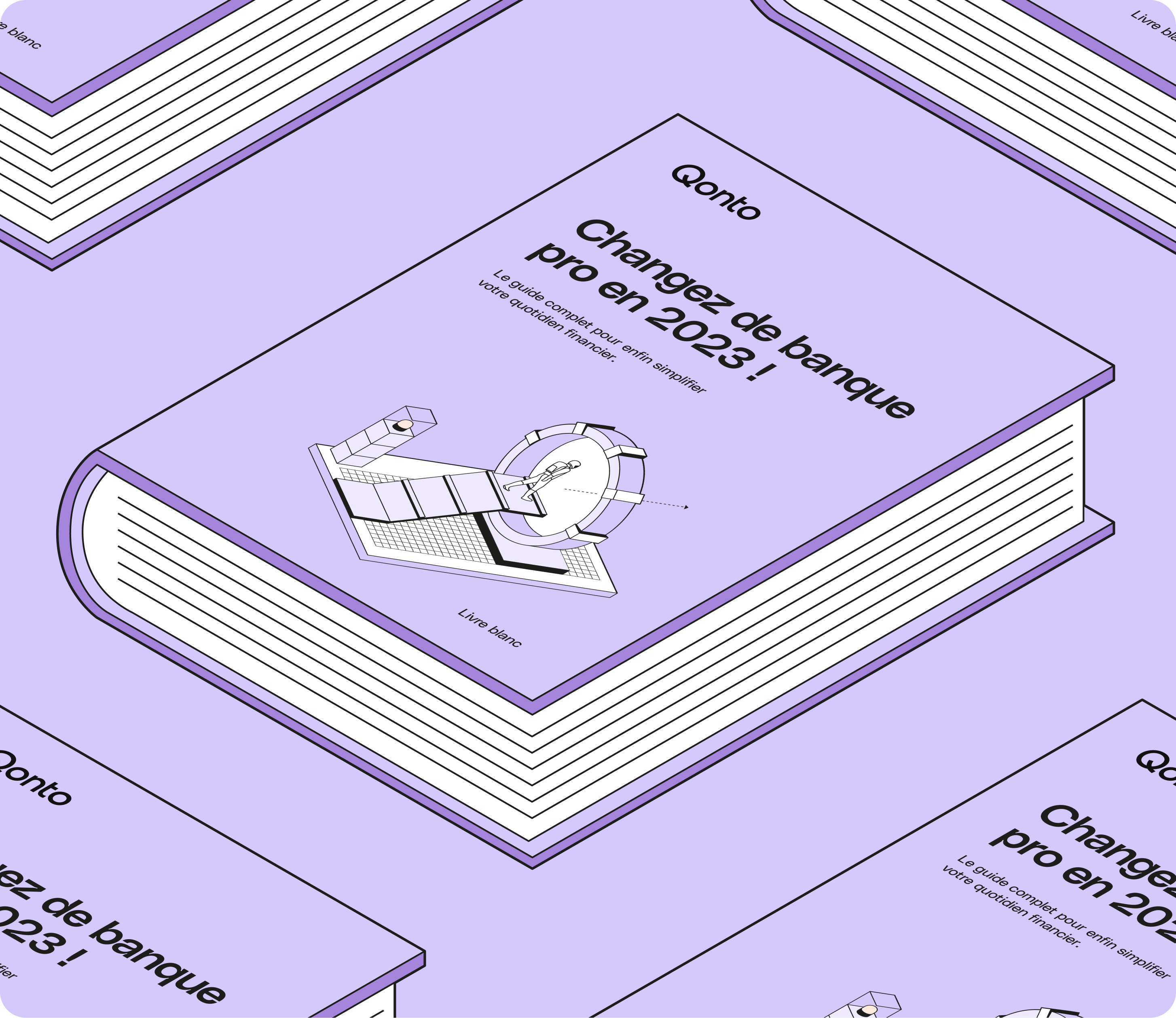 Guide du commutateur violet pleine largeur pour mobile