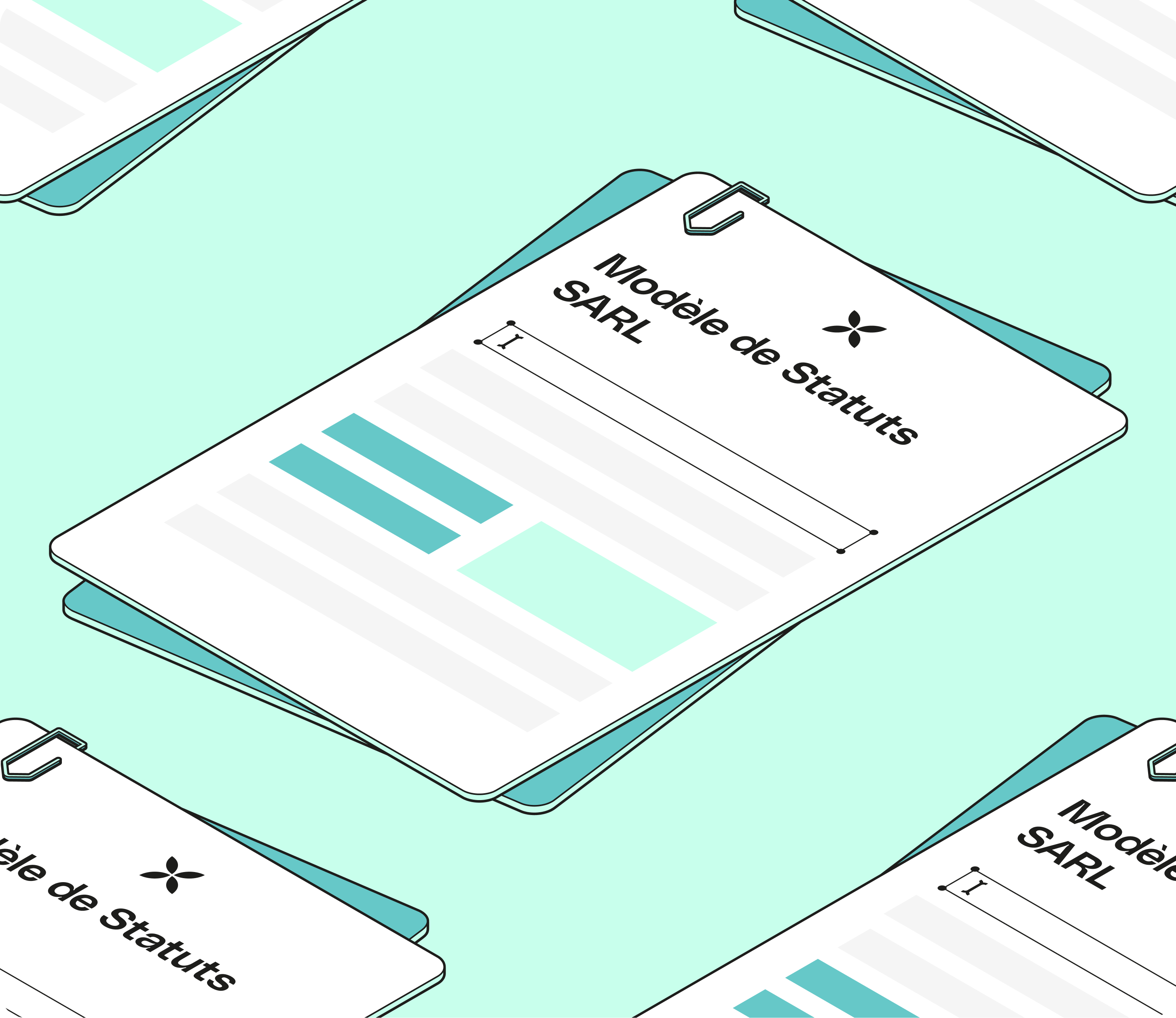 Modèle de statuts Mint pleine largeur SARL Mobile