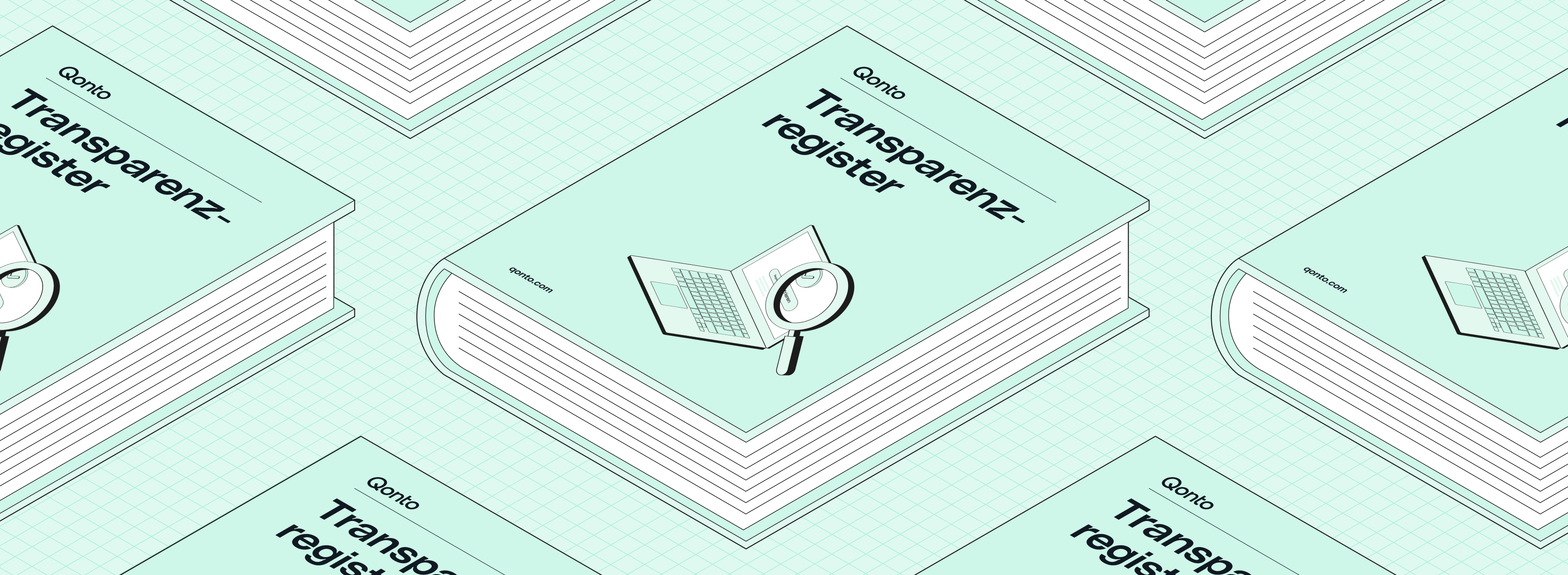 Mint Volle Breite Transparenz Register Guide Desktop