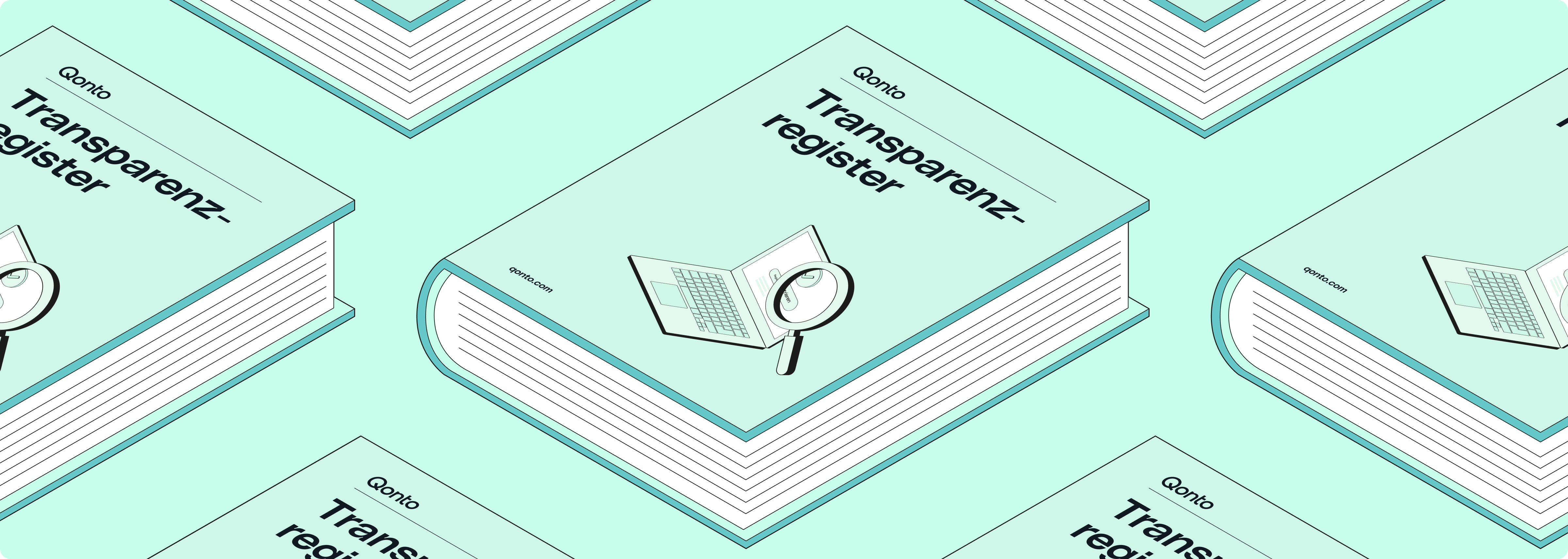 Mint Volle Breite Transparenz Register Guide Desktop