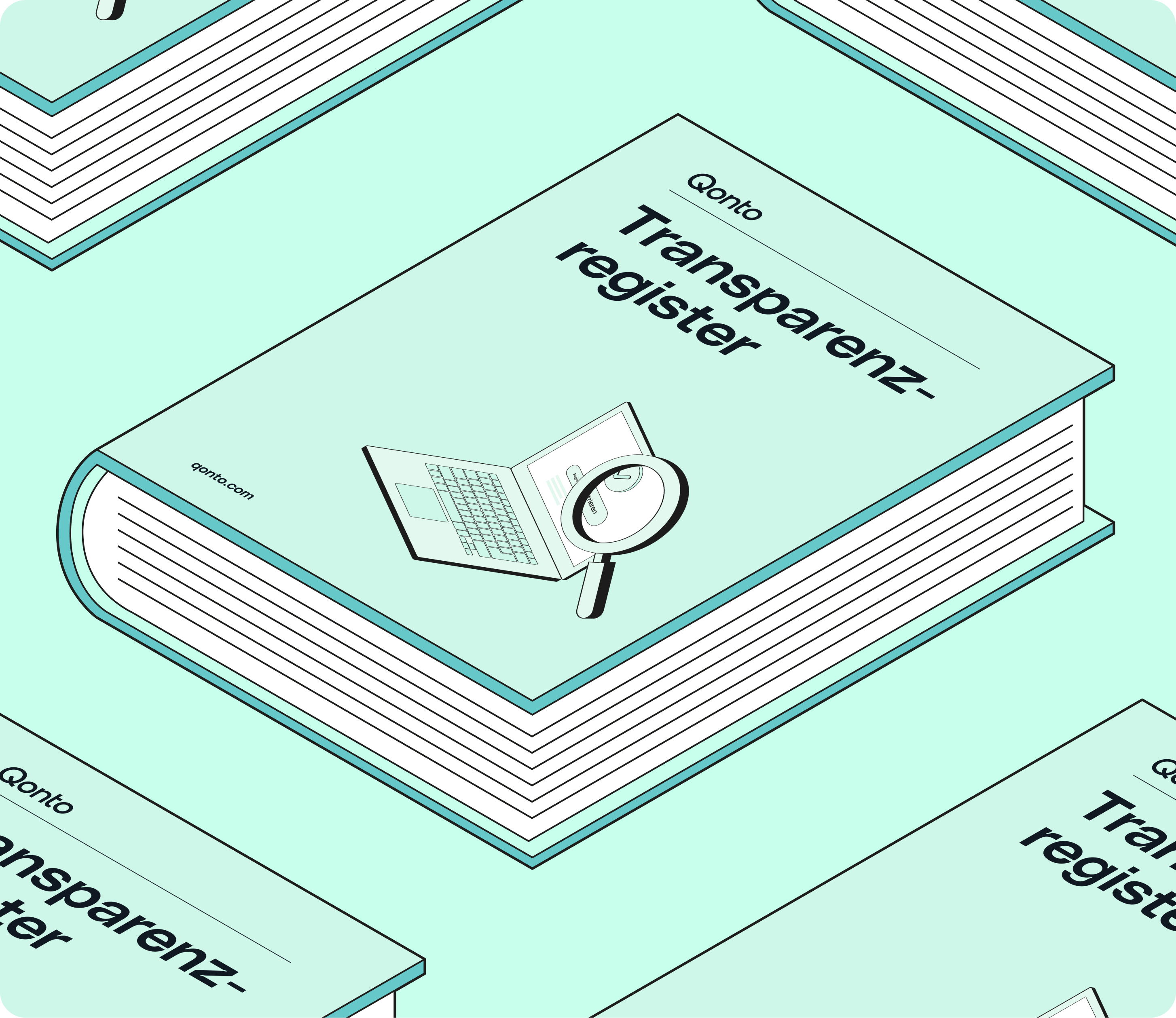 Mint Volle Breite Transparenz Register Guide Mobile