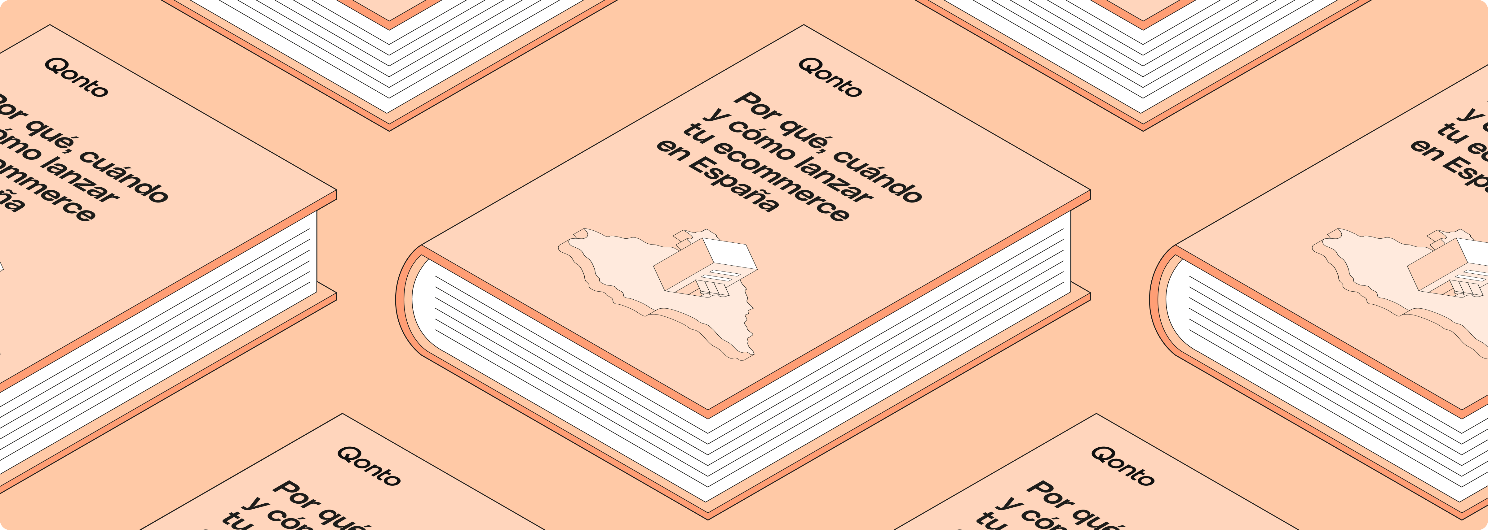 Escritorio de guía de comercio electrónico de ancho completo de Peach