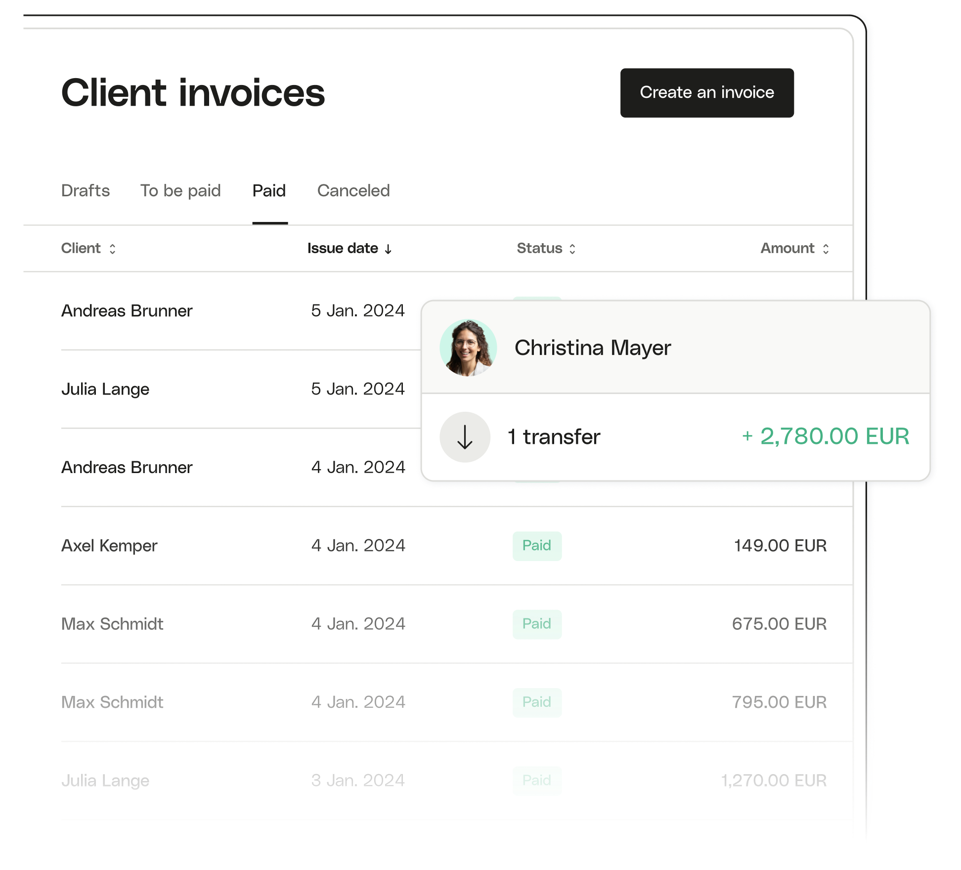 White Ui Topic Highlight Invoicing Payments