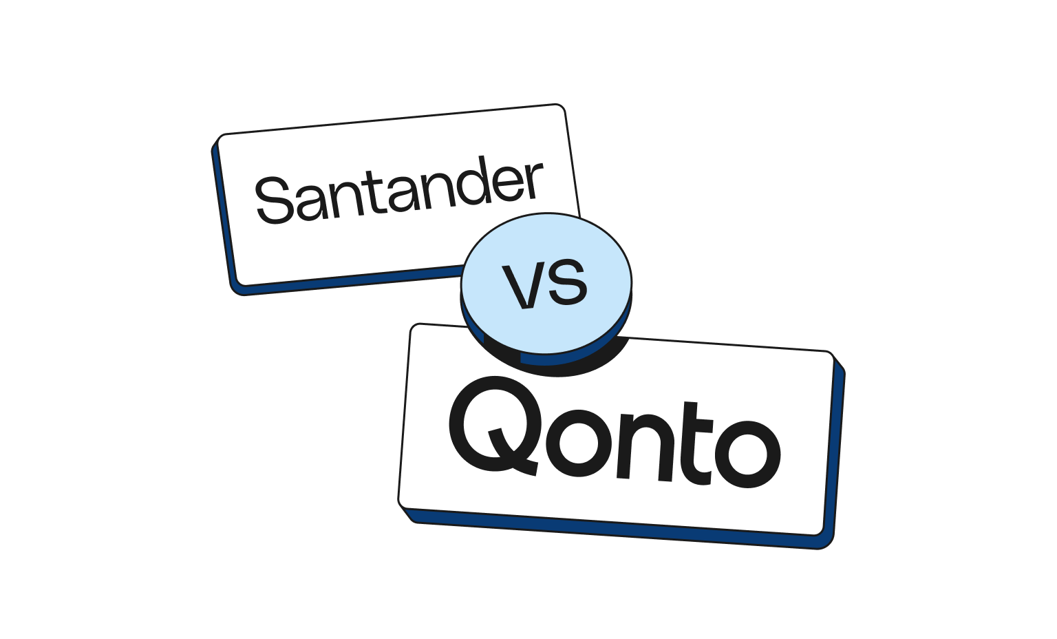 Tarjetas WEB Flow Blueberry Bento Headline Comparador bancario Santander