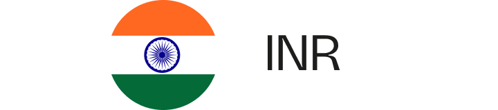 Weißes Symbol Flagge Indien