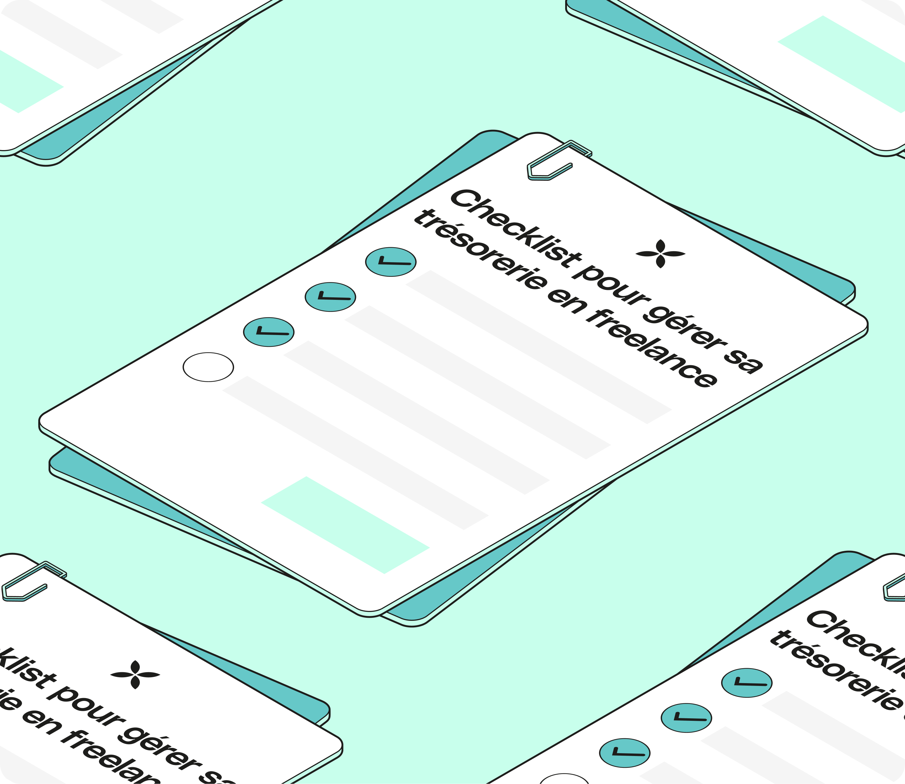 Liste de contrôle de gestion financière pleine largeur Mint Liste de contrôle mobile