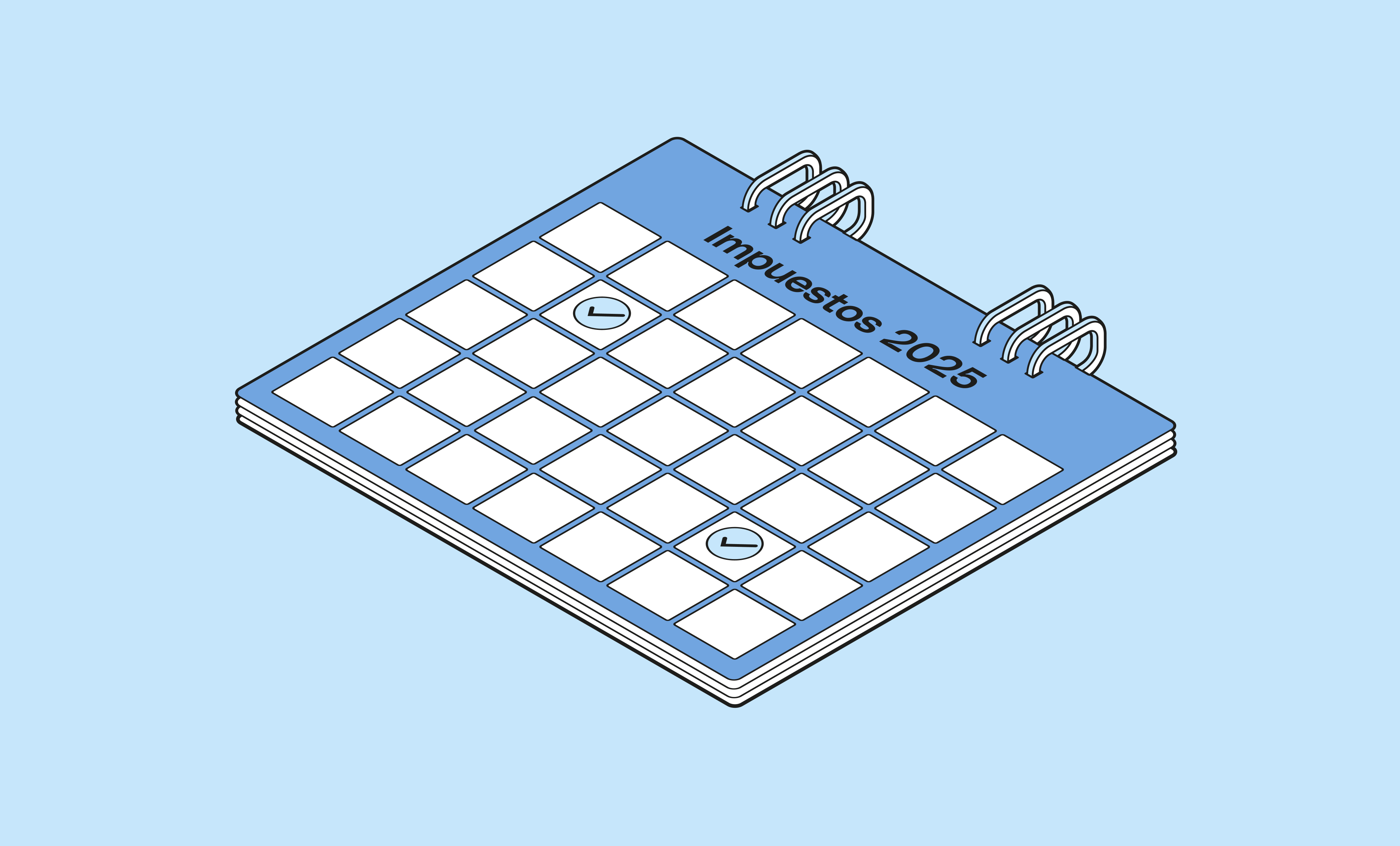 Calendario de pago de impuestos de WEB Blueberry Opengraph