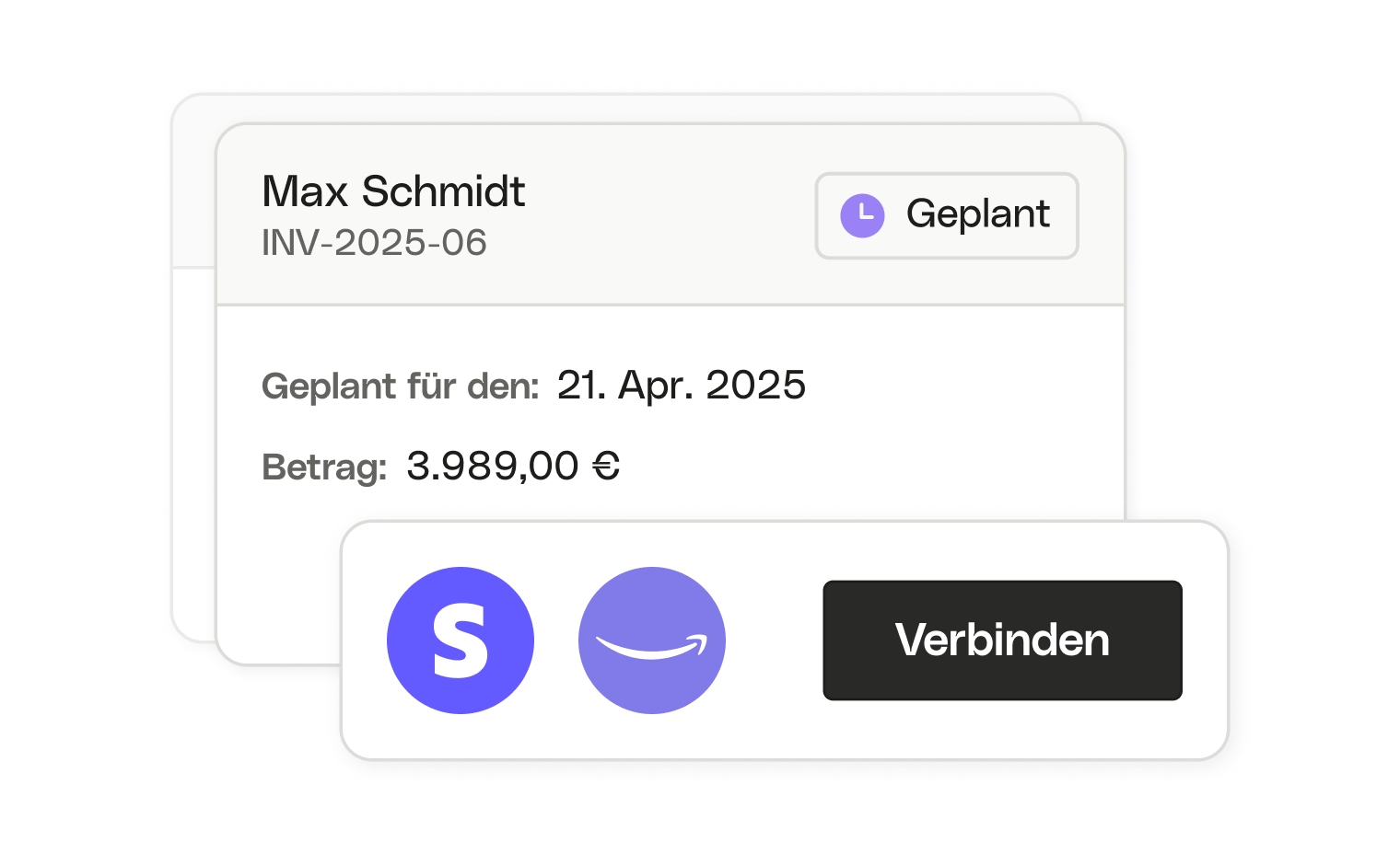 WEB UI Karten Bento Kreditorenbuchhaltung Addon zusammenklappbar