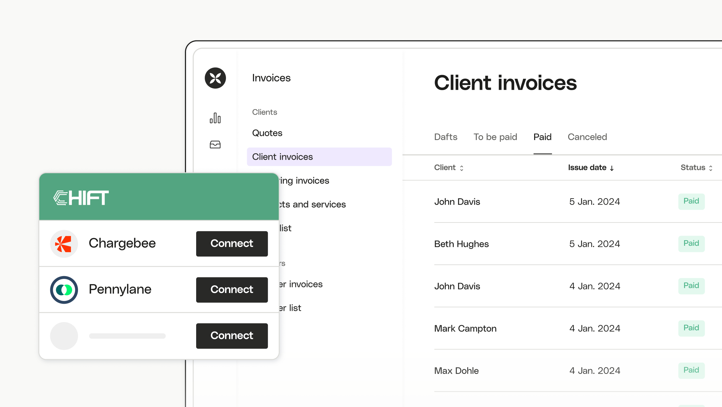 Connect   Chift   Invoices connect   V2   Block 1