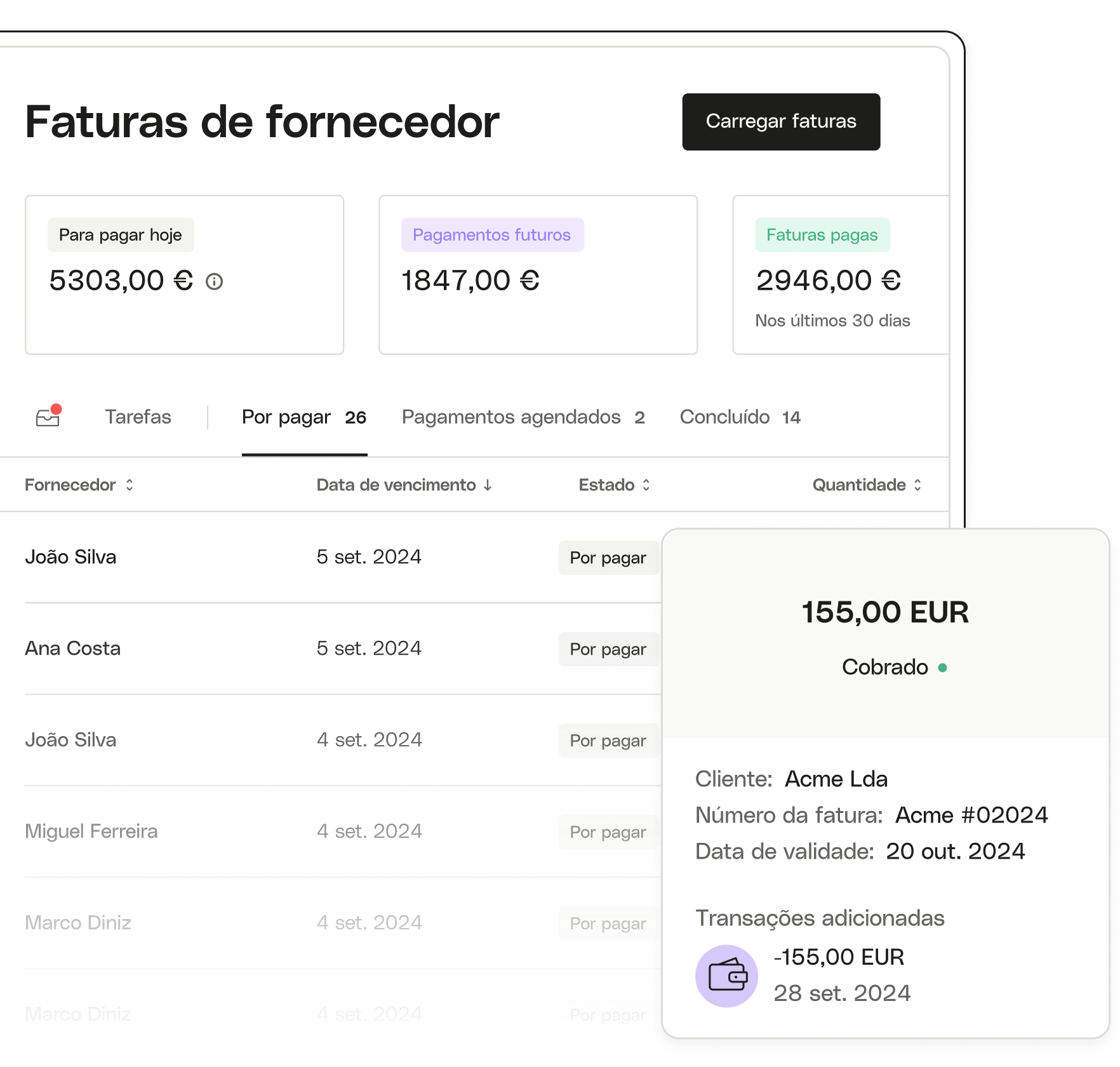 Pt Peach Ui Topic Highlight Advanced Import invoices