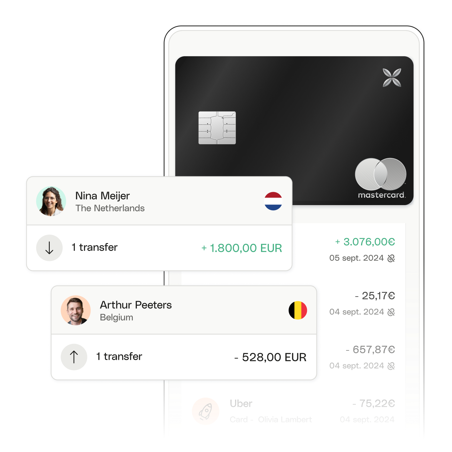 BE NL White Ui Topic Highlight Advanced Instant Sepa XCard