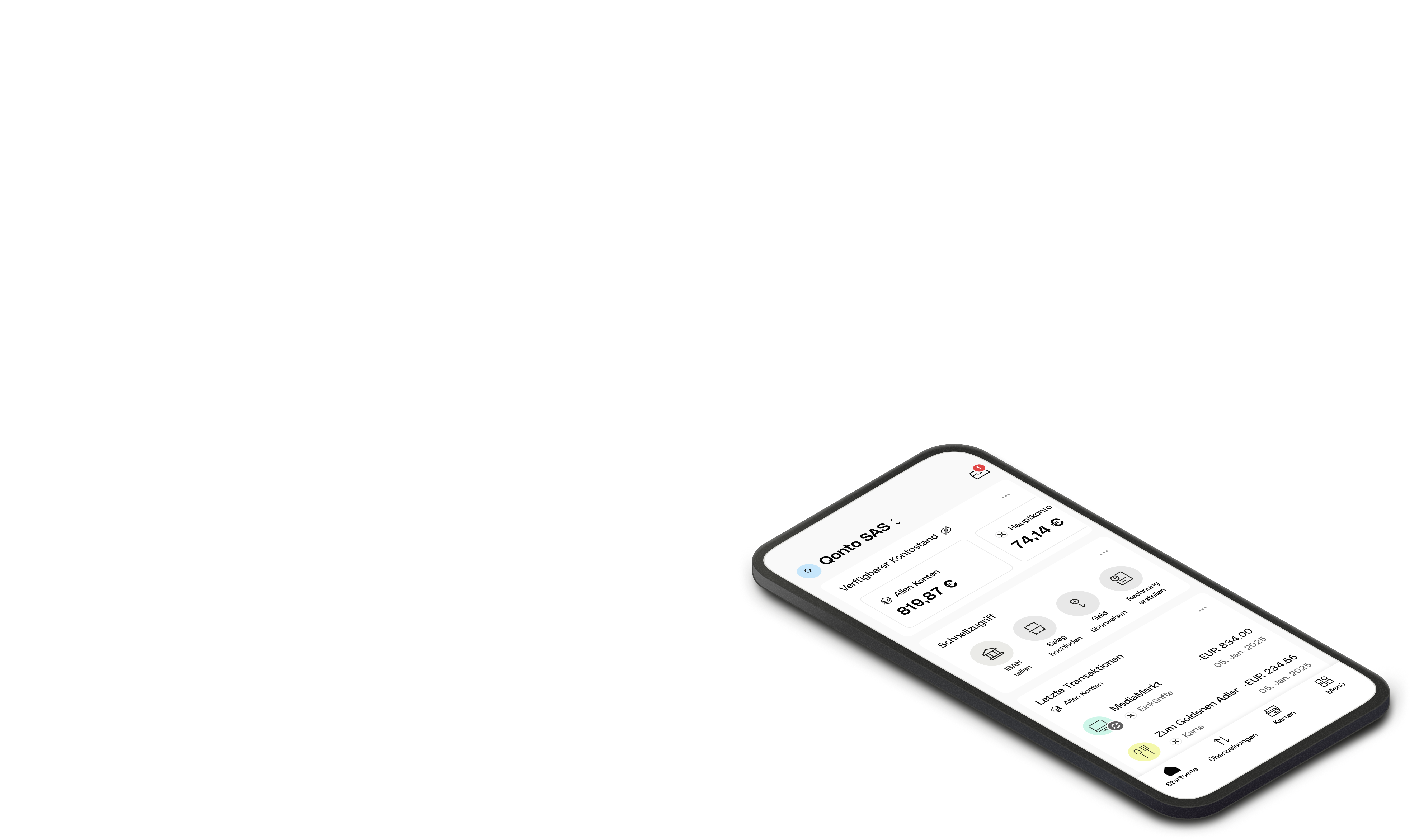 NL UI Mockup Parallax Business Account Phone