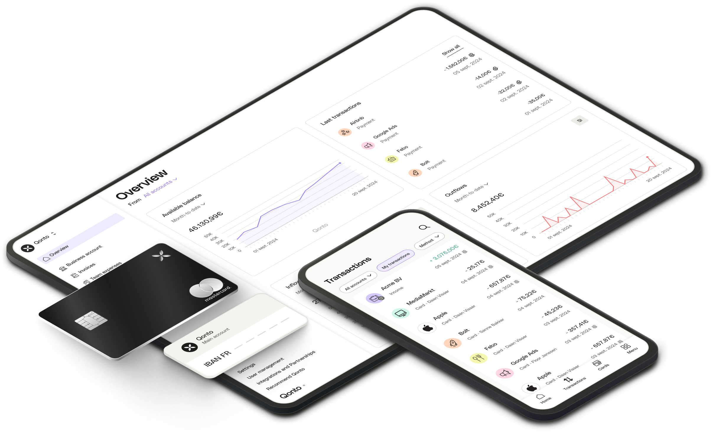 NL UI Mockup Hero BusinessAccount XCard Iban Desktop