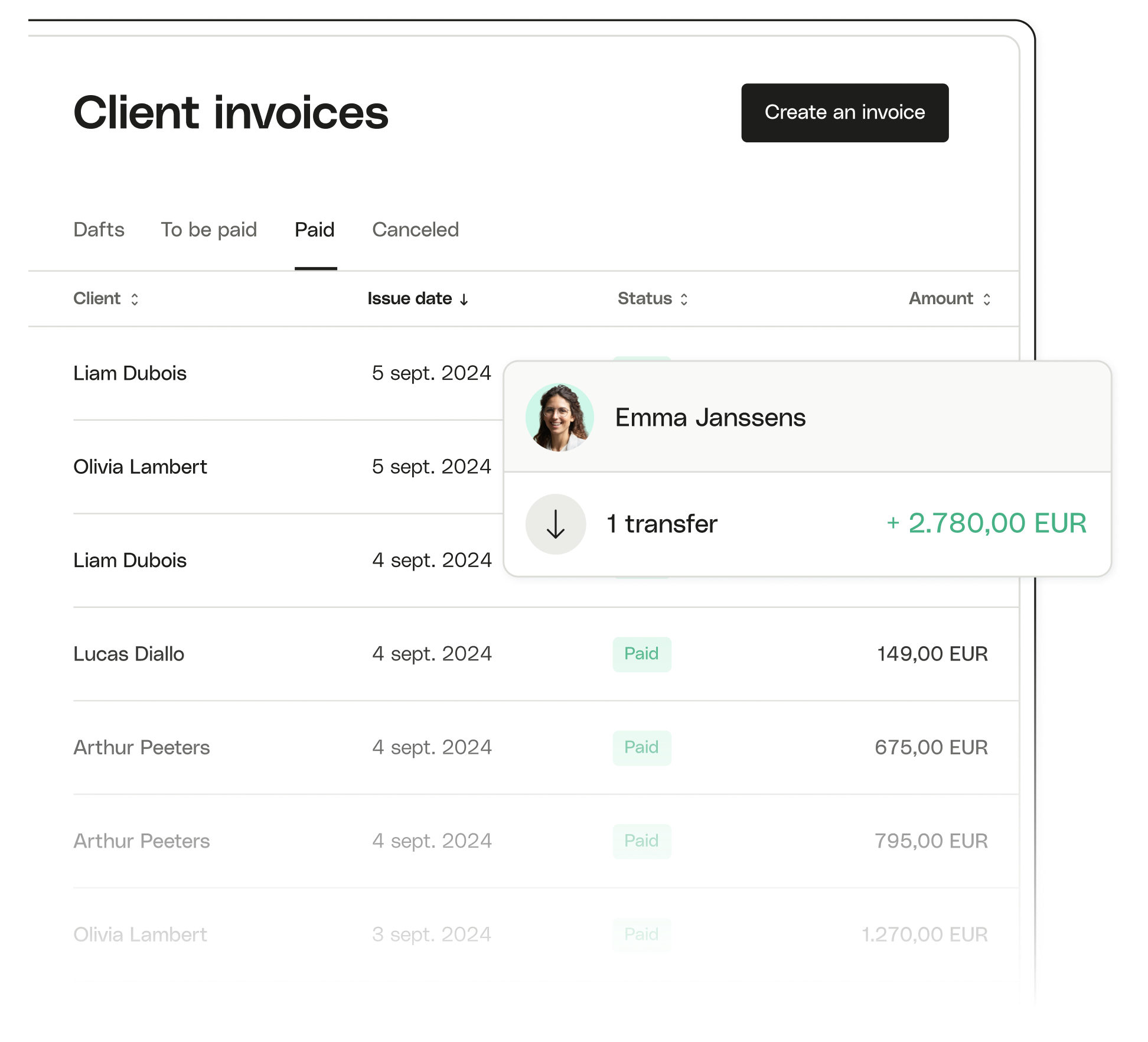 BE  Ui Topic Highlight Invoicing Payments