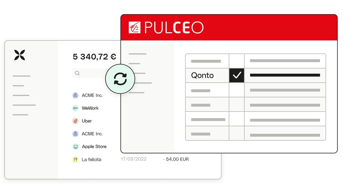 description de l'intégration de pulceo via ebics