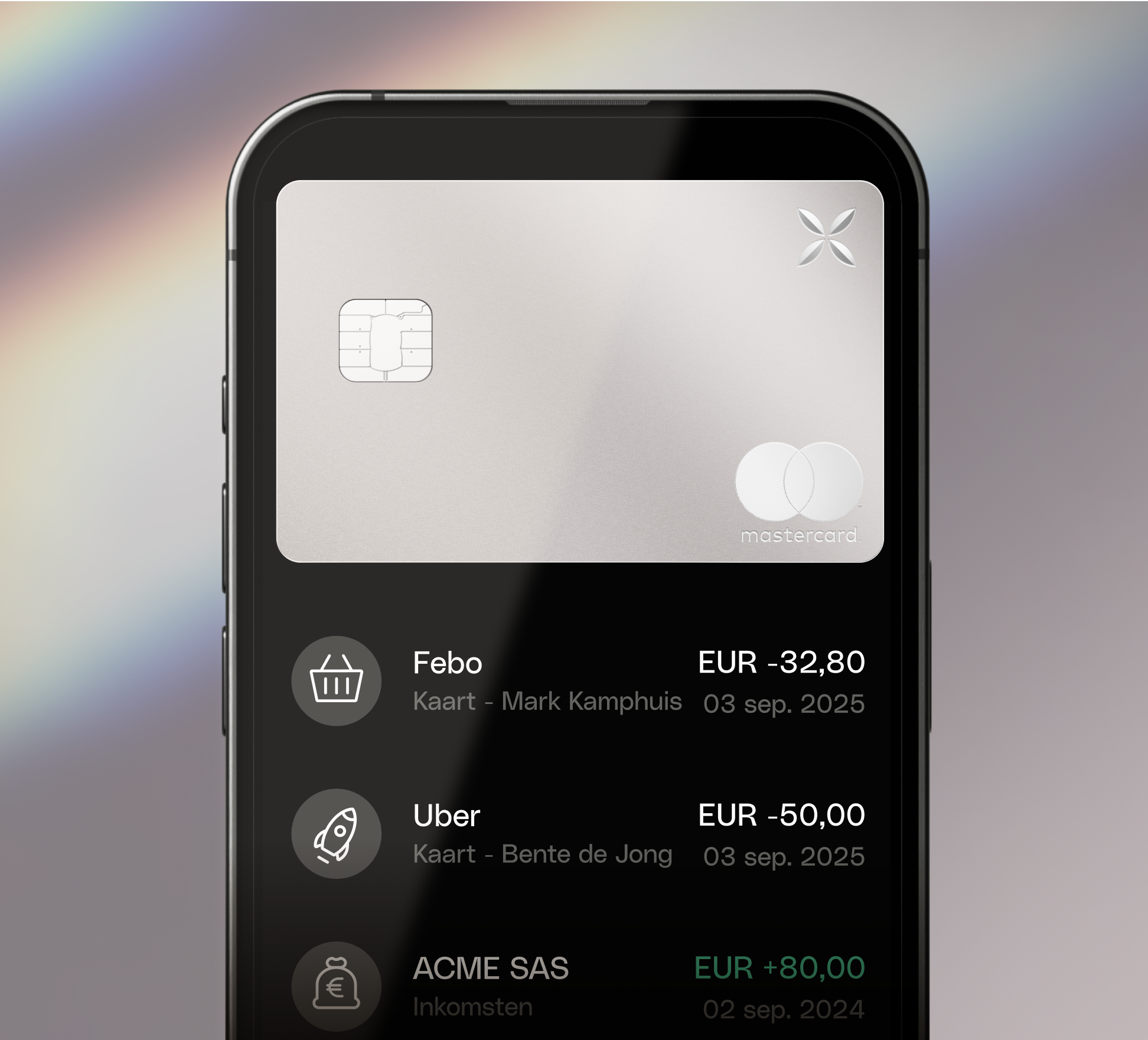 XMineralgray Mobile Transactions Dark NL