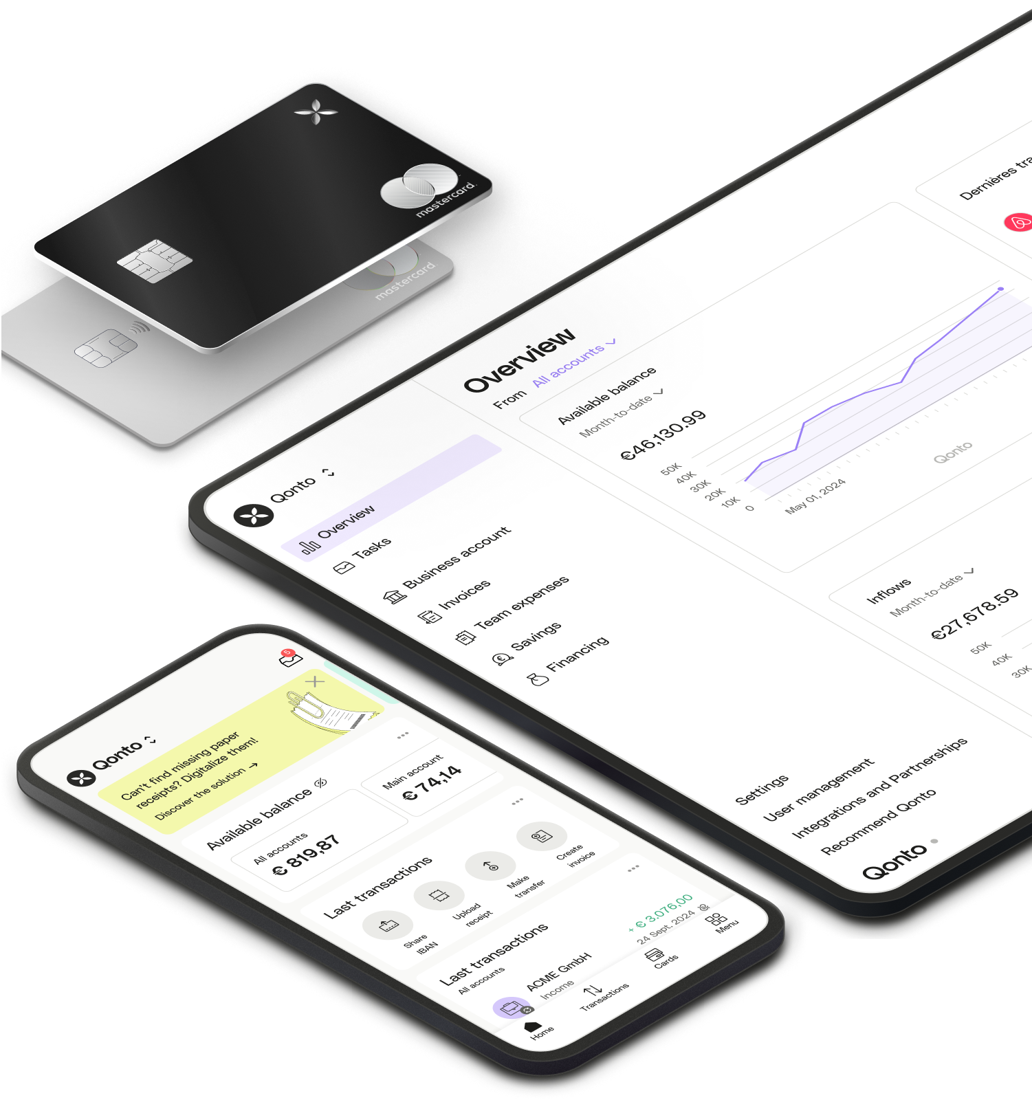 AT UI Mockup Parallax Dashboard History PlusCard XCard Mobile Asset