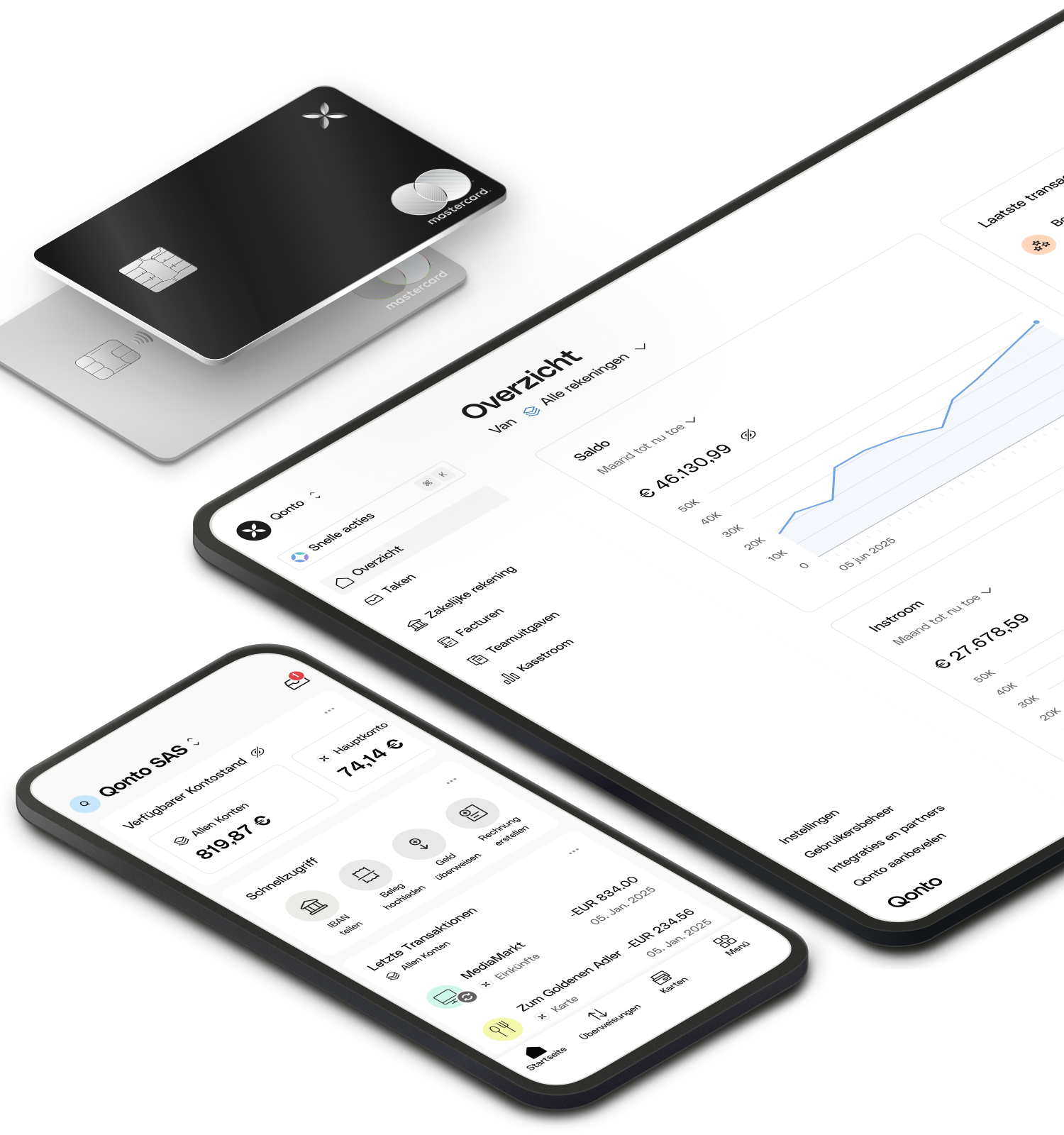 NL UI Mockup Parallax Dashboard History PlusCard XCard Mobile Asset