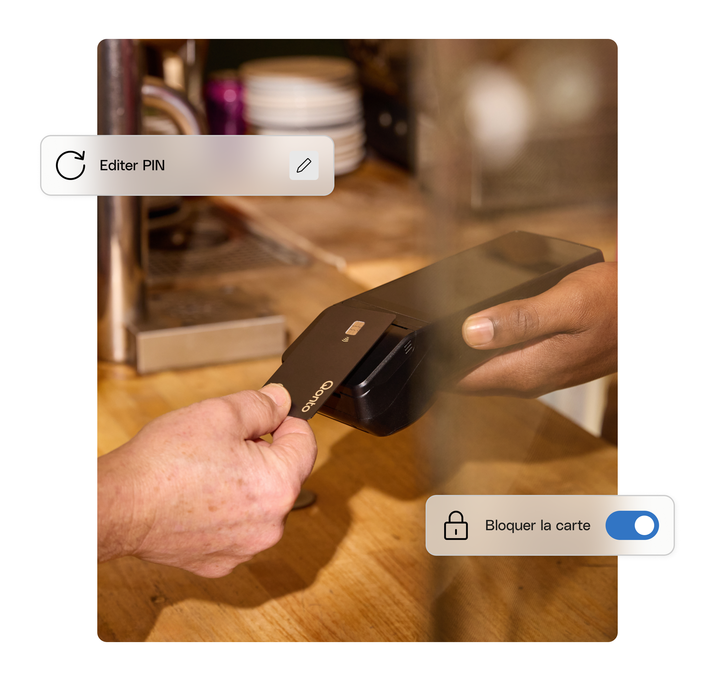 Interface utilisateur Web Photo Hero Topic Highlight Bento Payment Card POS