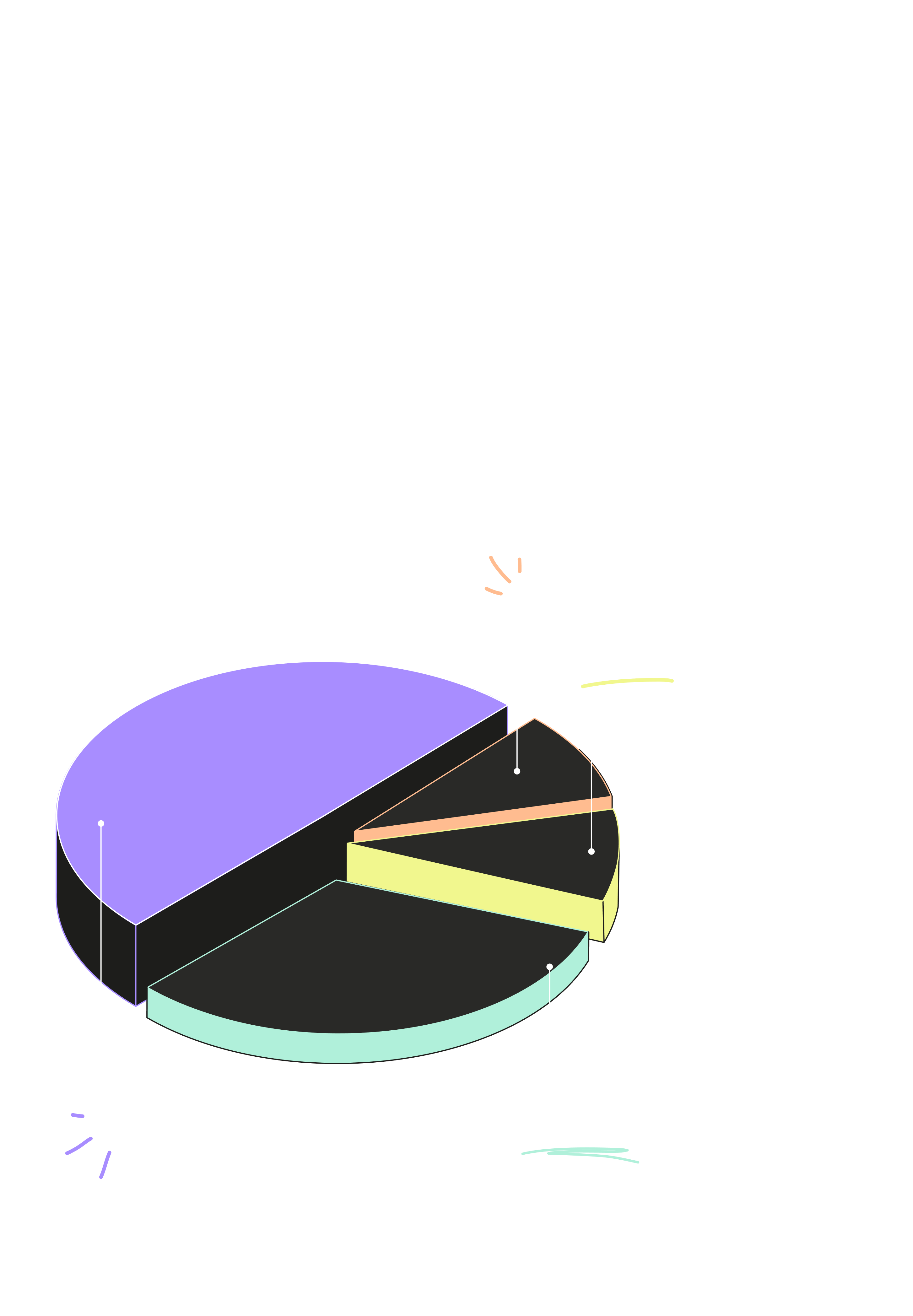 Schwarzes Kreisdiagramm zur Medienemission in voller Breite für Mobilgeräte