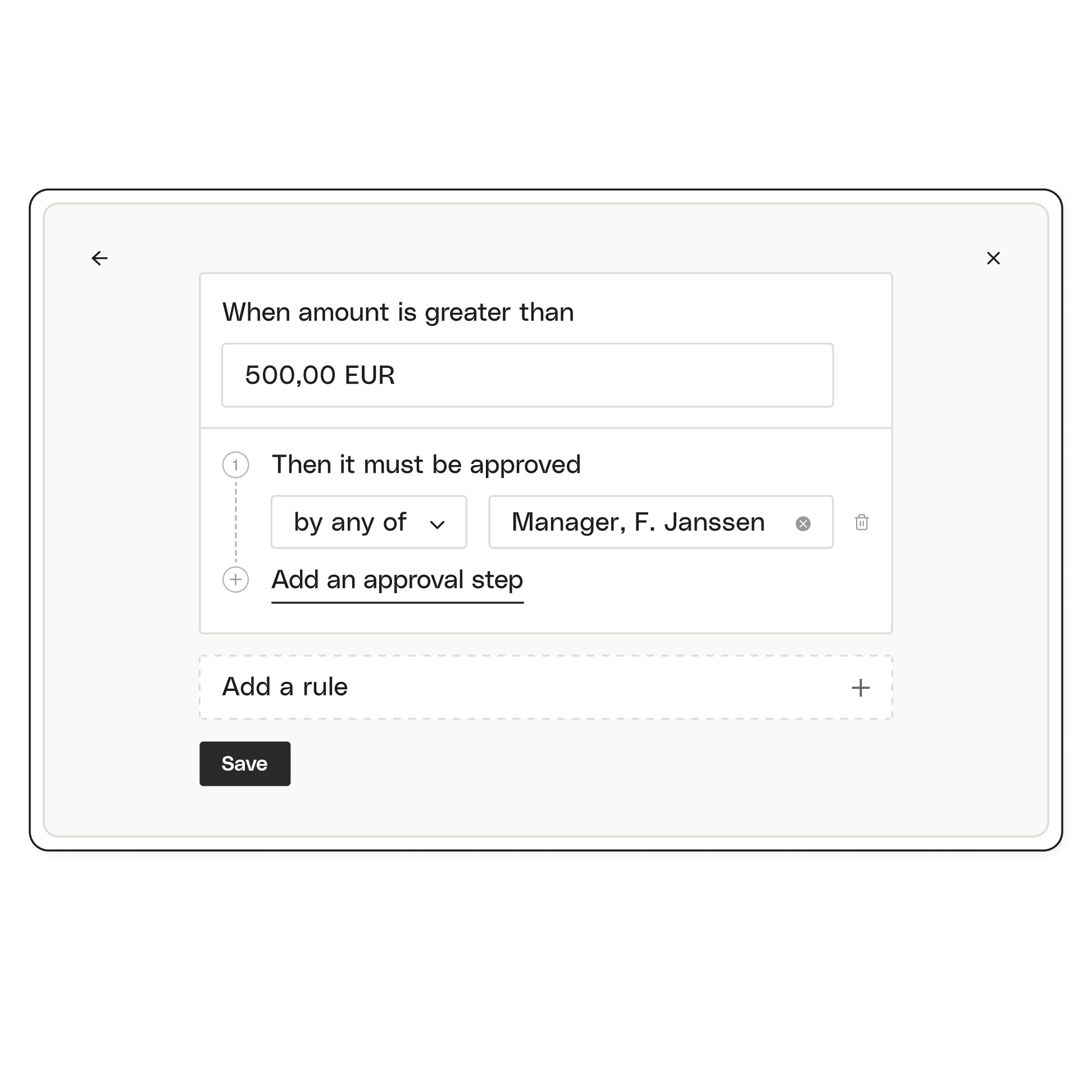 NL B&W UI Topic Advanced Approval Workflow