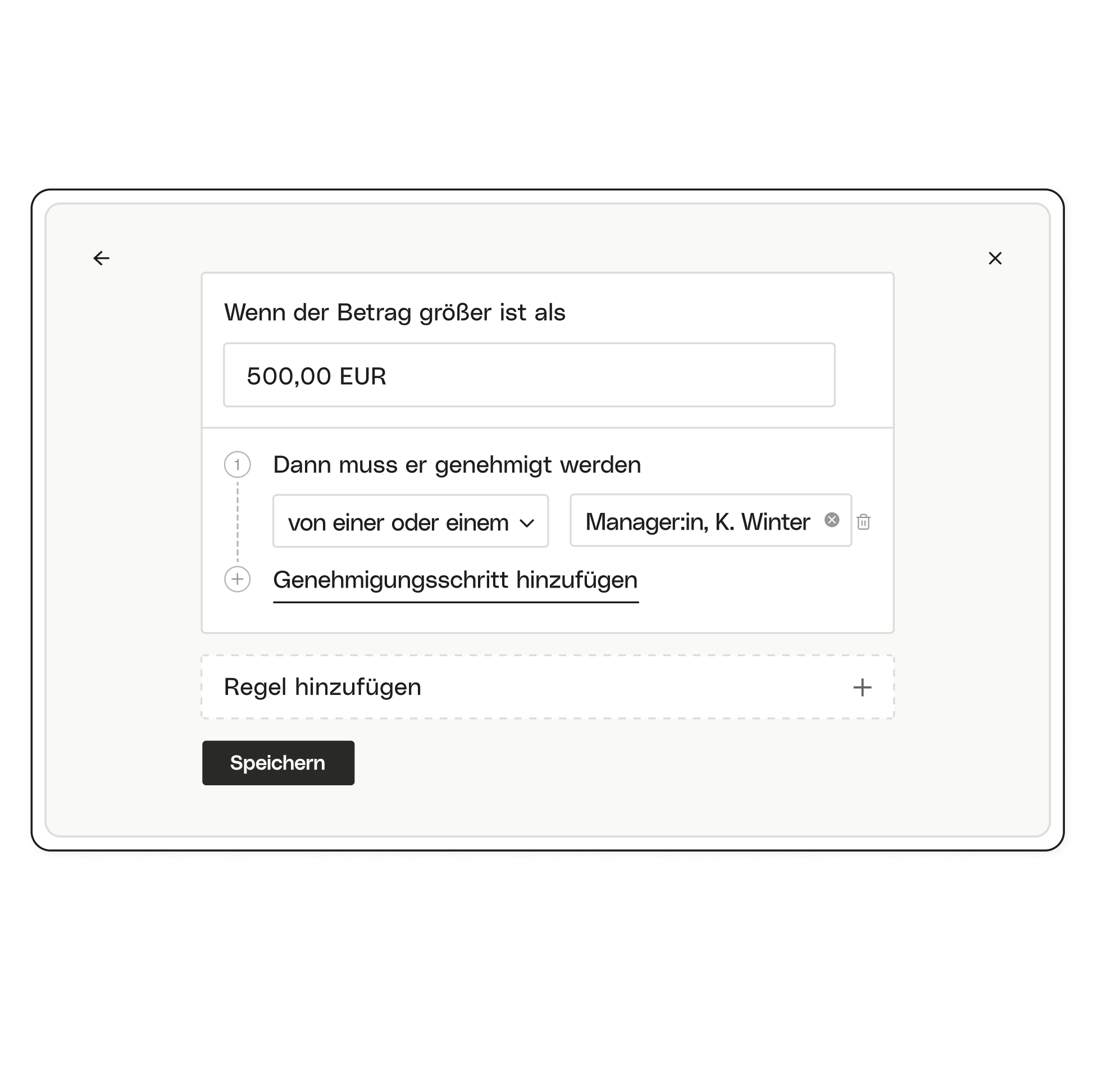 AT B&W UI Topic Advanced Approval Workflow