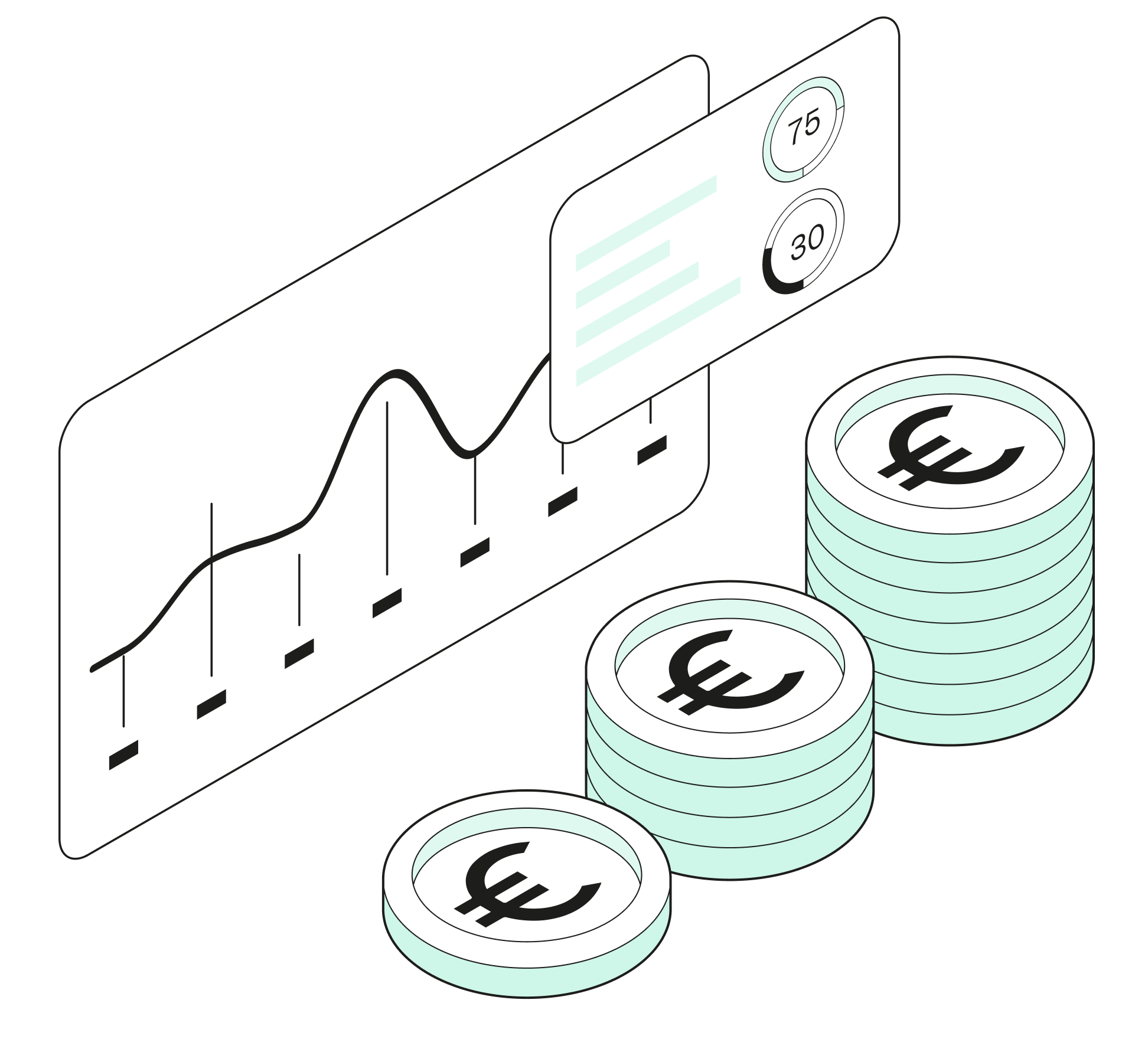 Crecimiento del panel de temas destacados de Mint