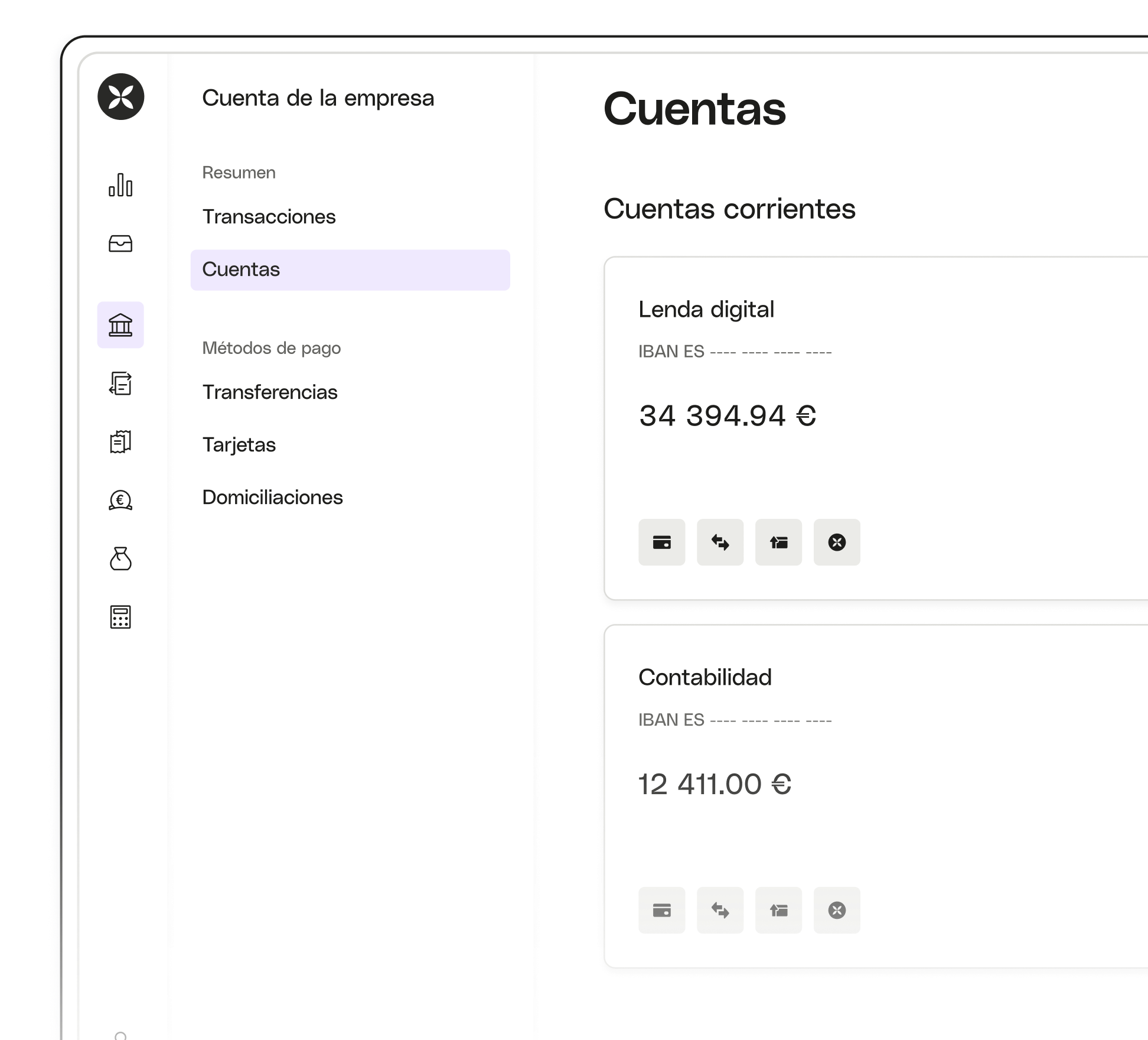 Tema destacado de la interfaz de usuario Avanzado + Cuenta para cada mercado