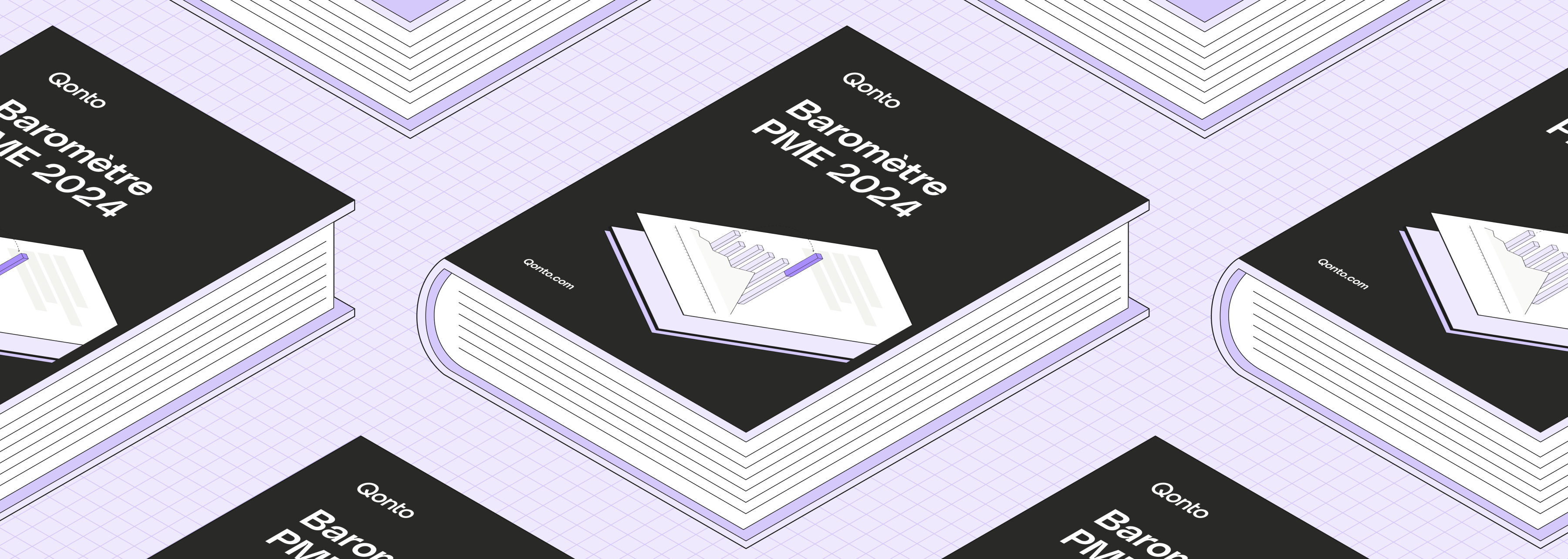 Rapport PME 2024 sur toute la largeur, violet, pour ordinateur de bureau