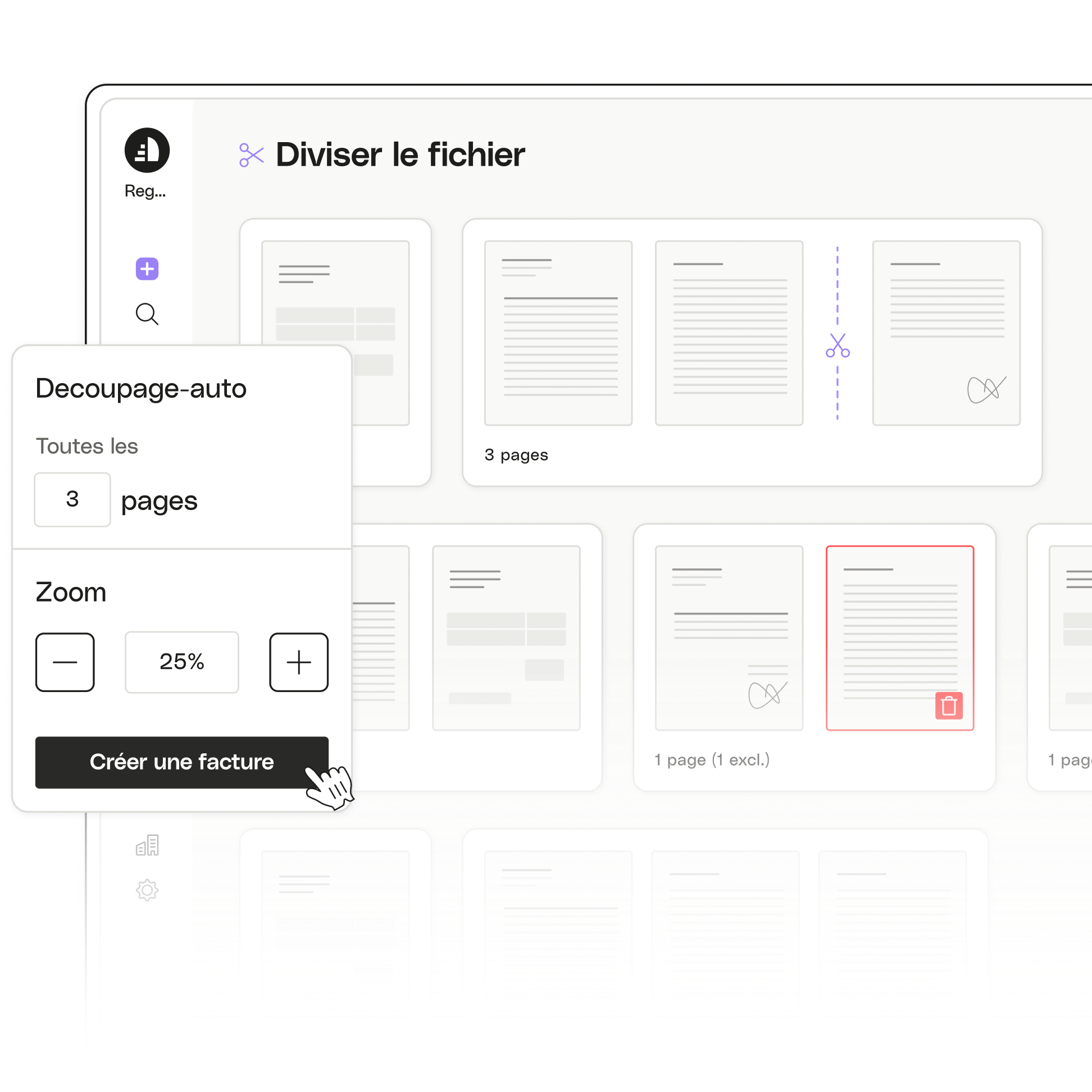 Sujet de l'interface utilisateur Mettre en surbrillance Avancé Régate Diviser les documents Bureau