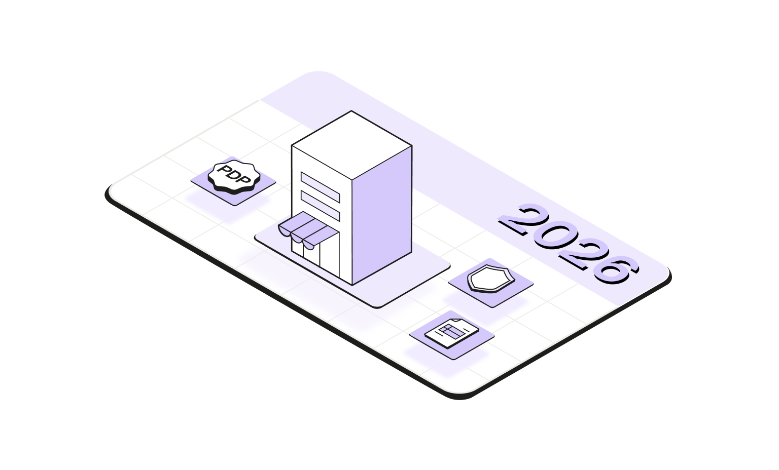 Calendrier des cartes violettes Facturation électronique 2026