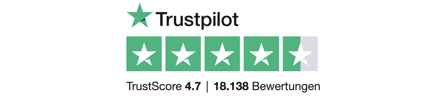 White Badge Themenhighlight Trustpilot